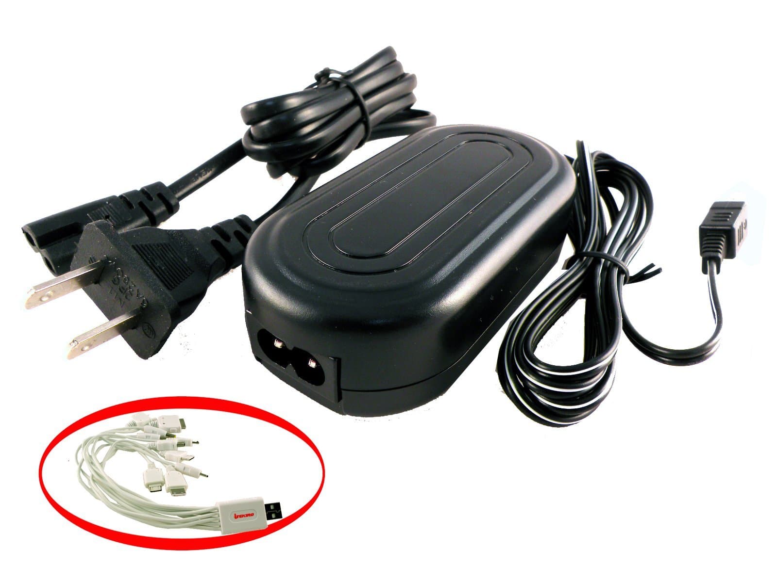 iTEKIRO AC Adapter Power Supply Cord for JVC GZ-MG750BEU GZ-MG750BU GZ-MG750BUC GZ-MG750BUS GZ-MG750R GZ-MG750RAA GZ-MG750RU GZ-MG750RUC GZ-MG750SAA GZ-MG750U Video Cameras Camcorders