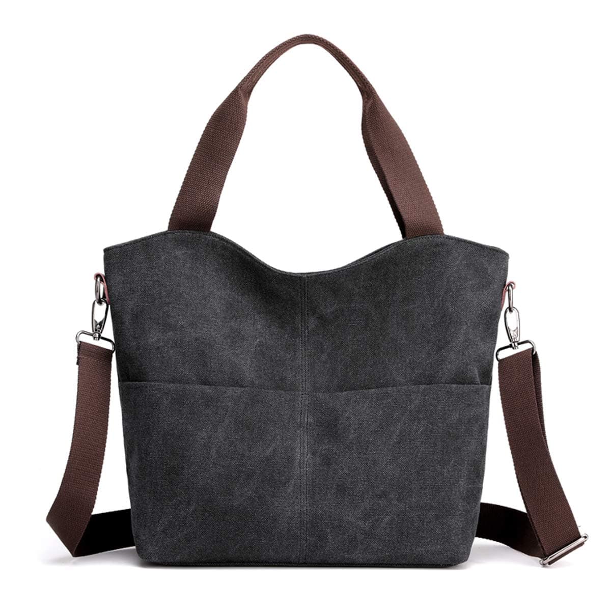 Hobo Handbags, Canvas Crossbody Bags for women Fashion Crossover Purse Cotton Shoulder Bag