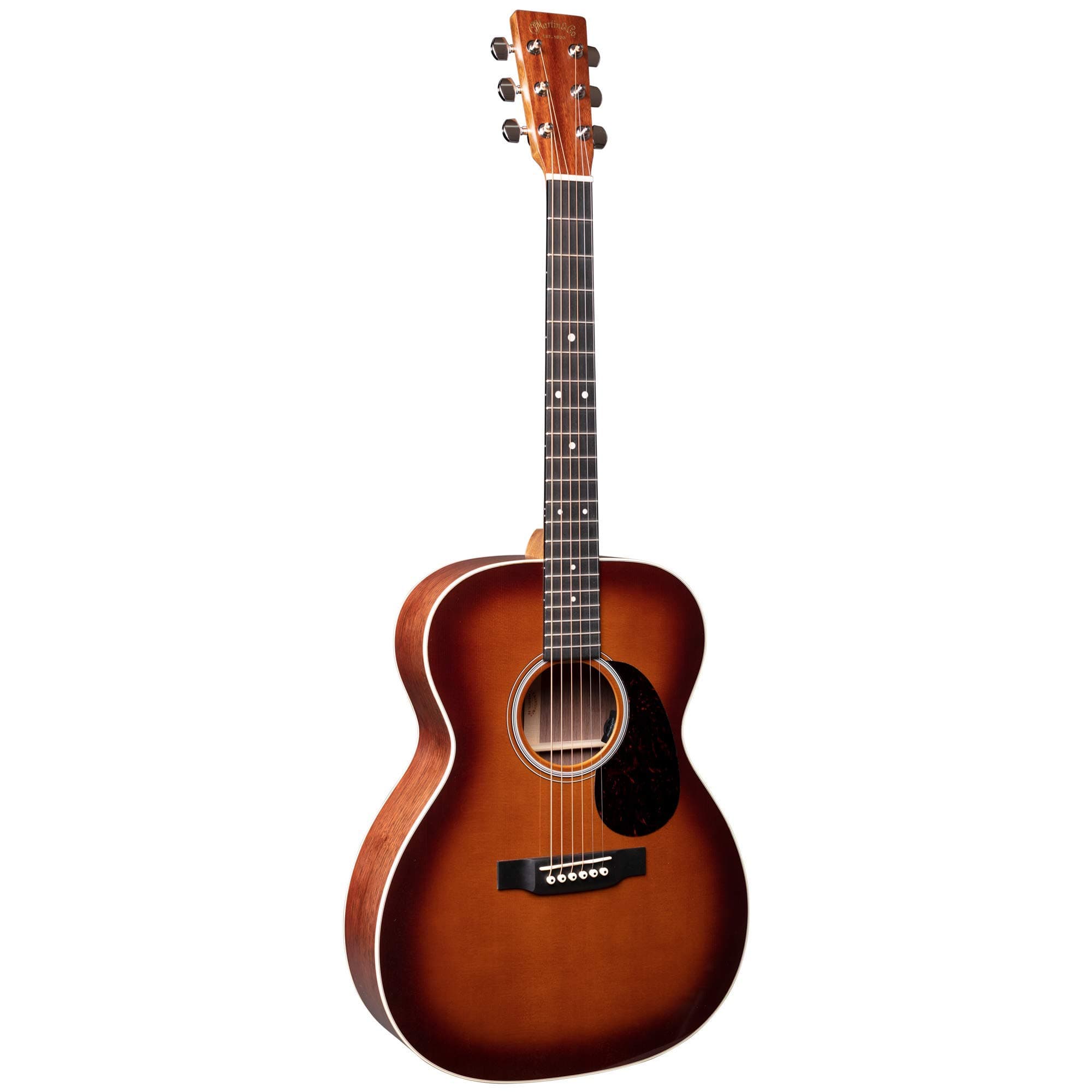 Martin Guitar 000E Black Walnut Ambertone Acoustic-Electric Guitar with Soft-Shell Case, Sitka Spruce and Black Walnut Construction with Satin Finish, 000-14 Fret and Modified Low Oval Neck Shape