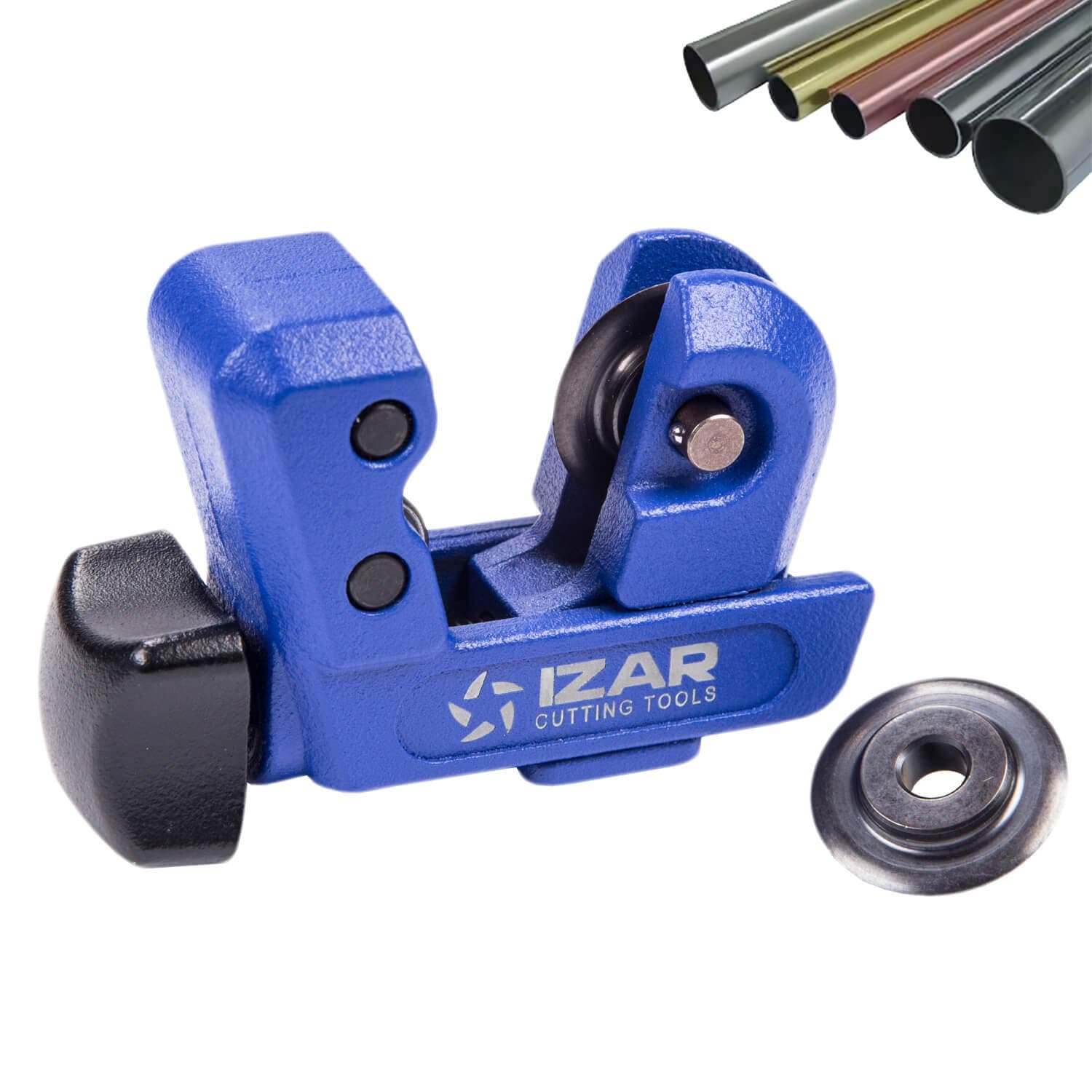 IZAR Professional Tubing Cutter 1/8-inch to 1-inch for Copper PVC Stainless Steel with Spare Blade