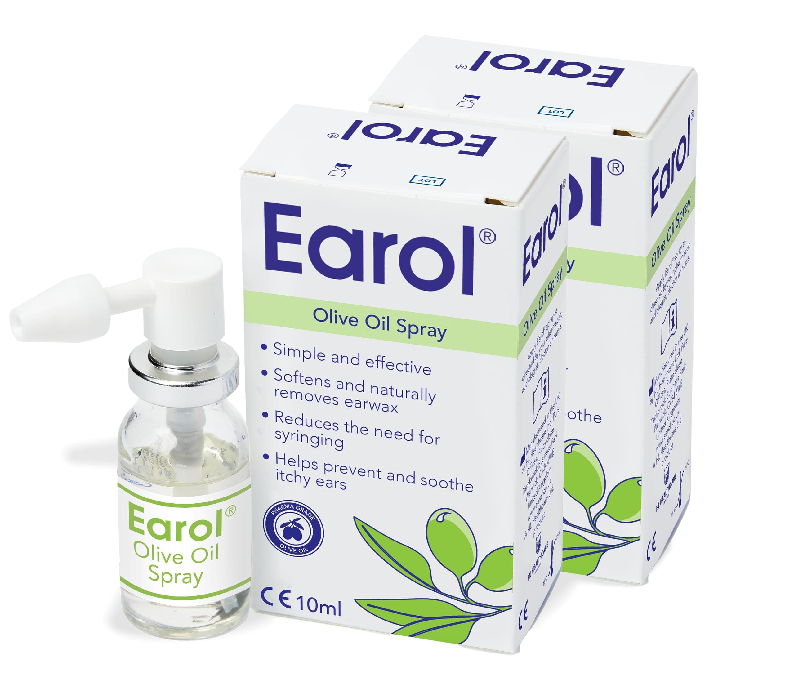 Earol Olive Oil Spray 10ml (2) by Earol