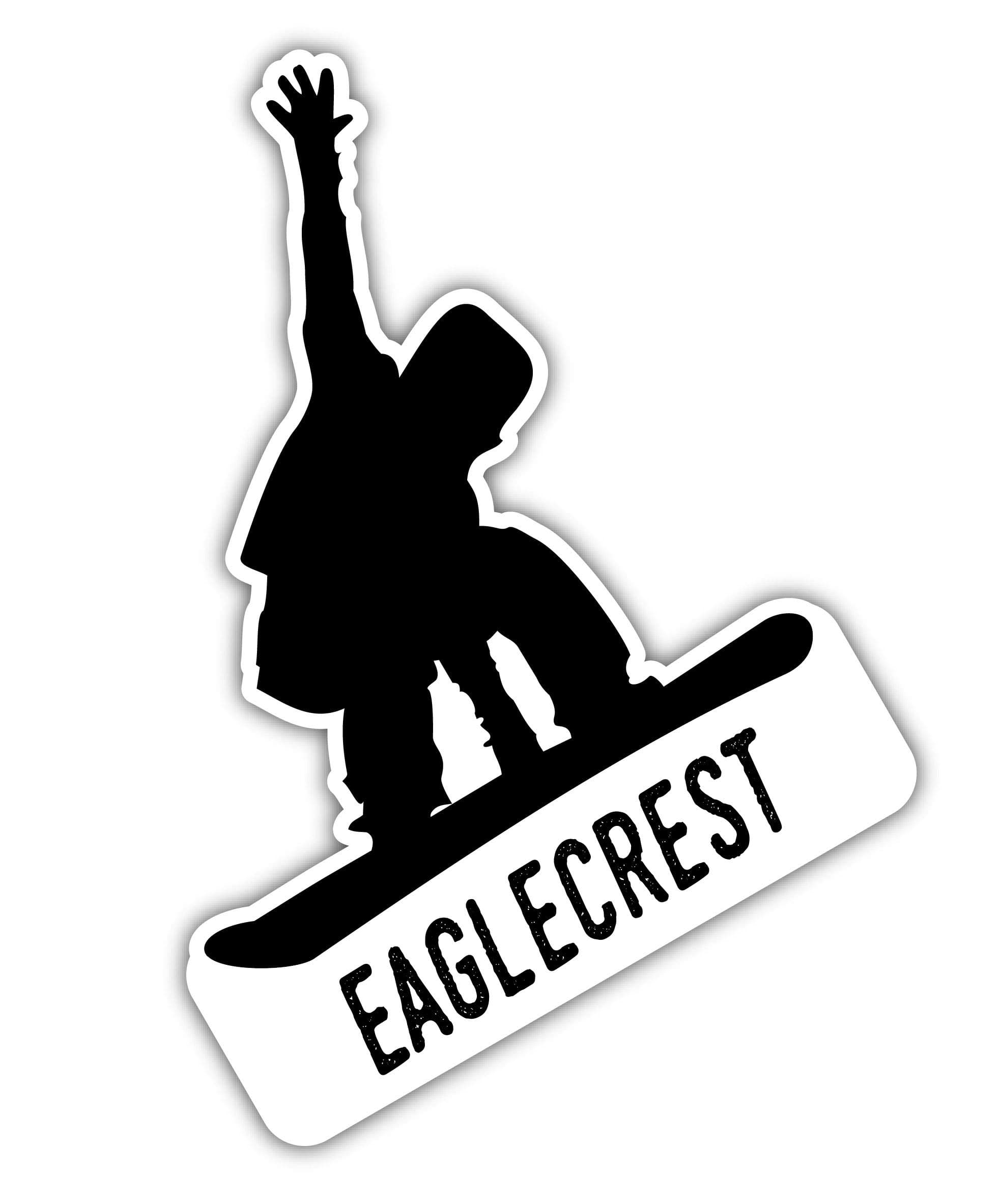 Eaglecrest Alaska Ski Adventures Souvenir 2 Inch Fridge Magnet Board Design