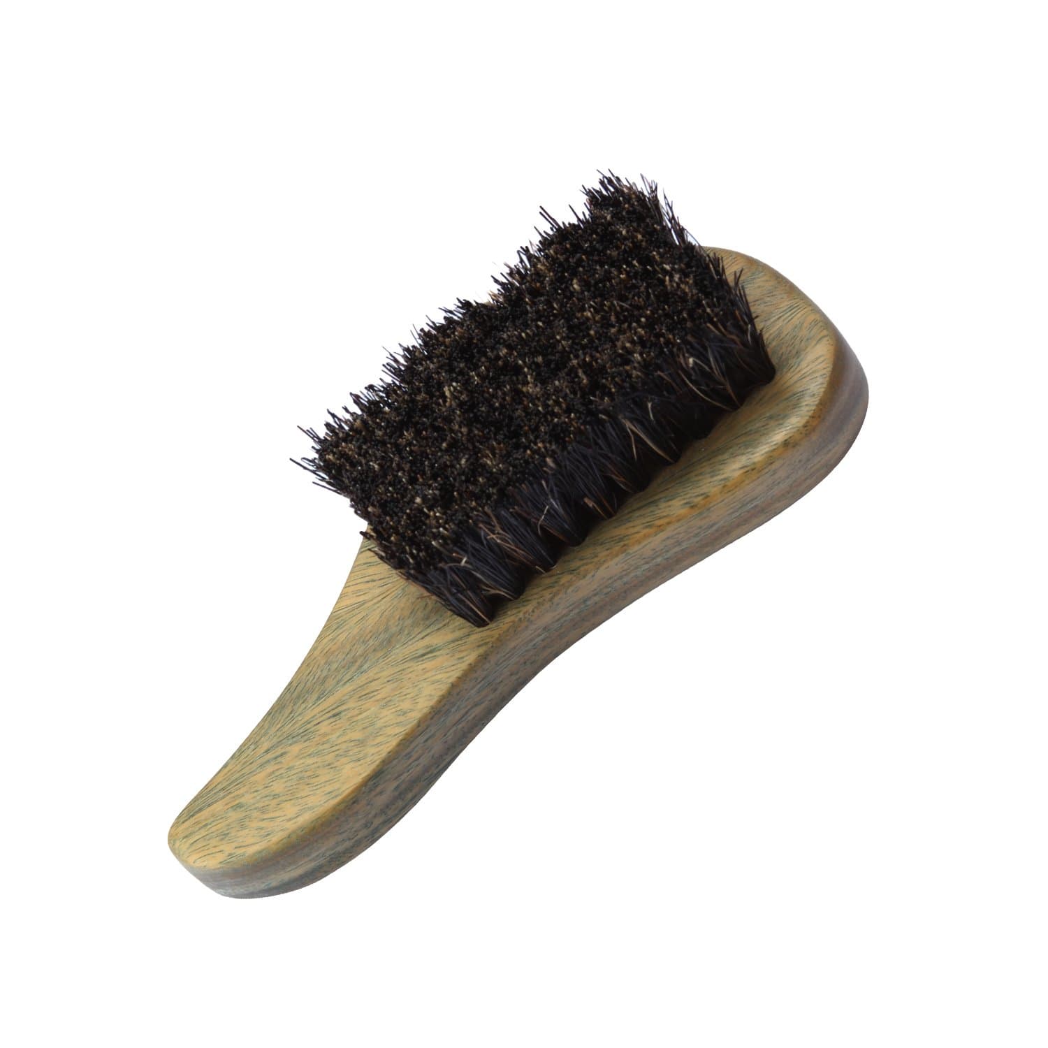 Boar Bristle Beard Brush for Men Natural Sandalwood Handle Small Pocket Mustache Brush - FUNLAVIE