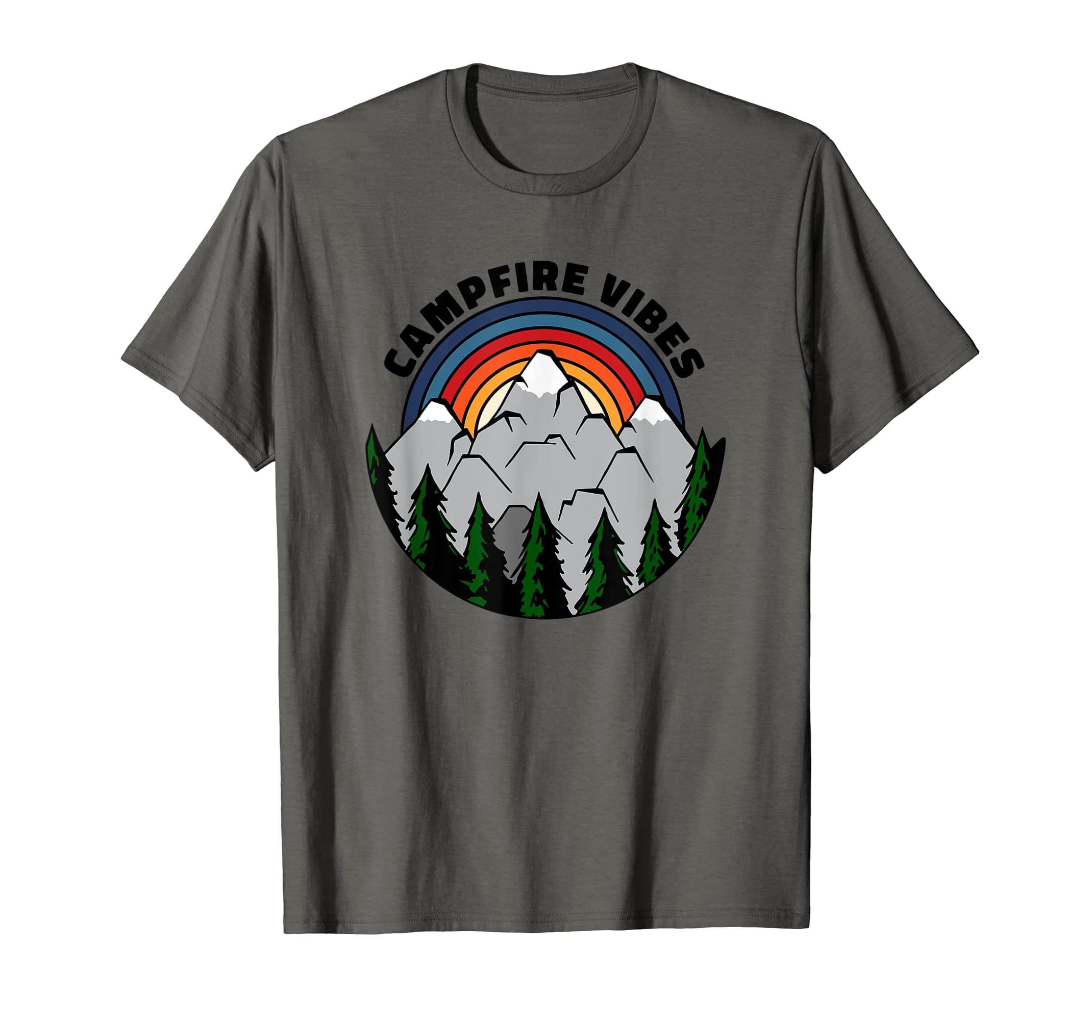 Campfire vibes Outdoor Camping Retro T-Shirt