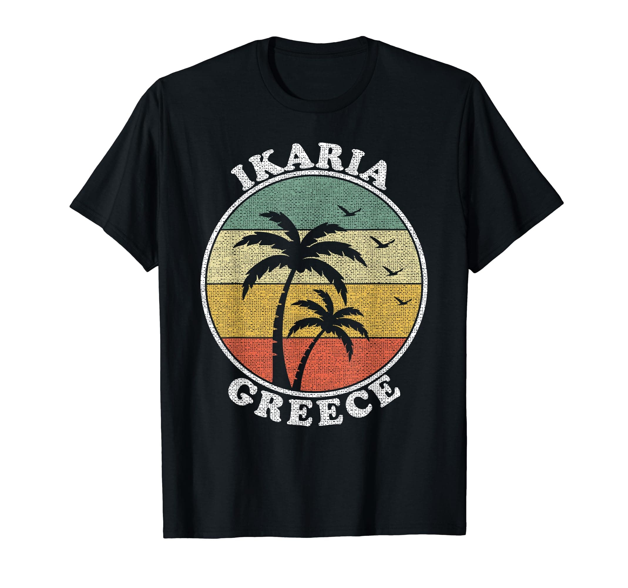 Ikaria Island Greece Vacation Summer Travel Vintage T-Shirt