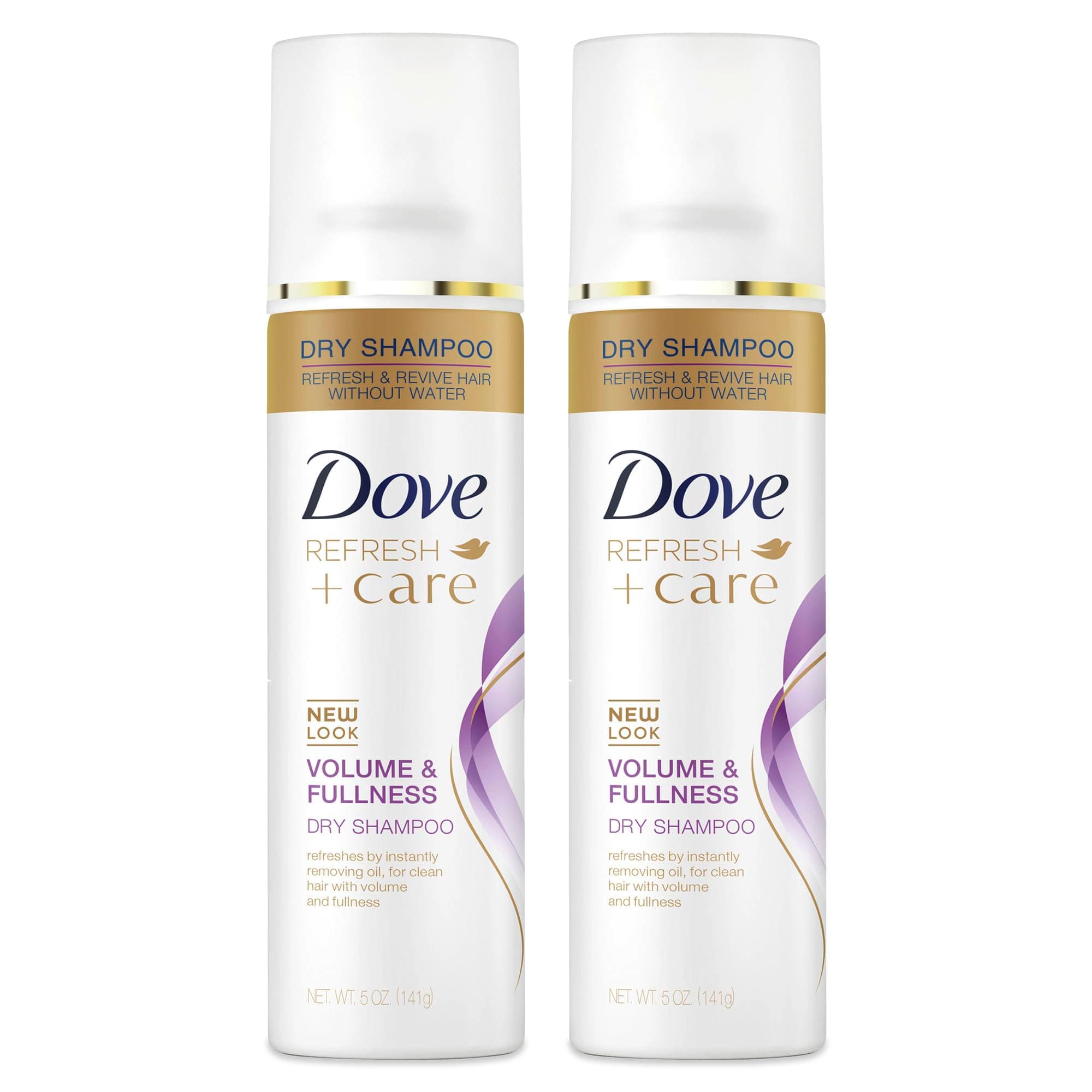 Dove Dry Shampoo for Oily Hair Volume & Fullness for Refreshed Hair 5 oz 2 Count