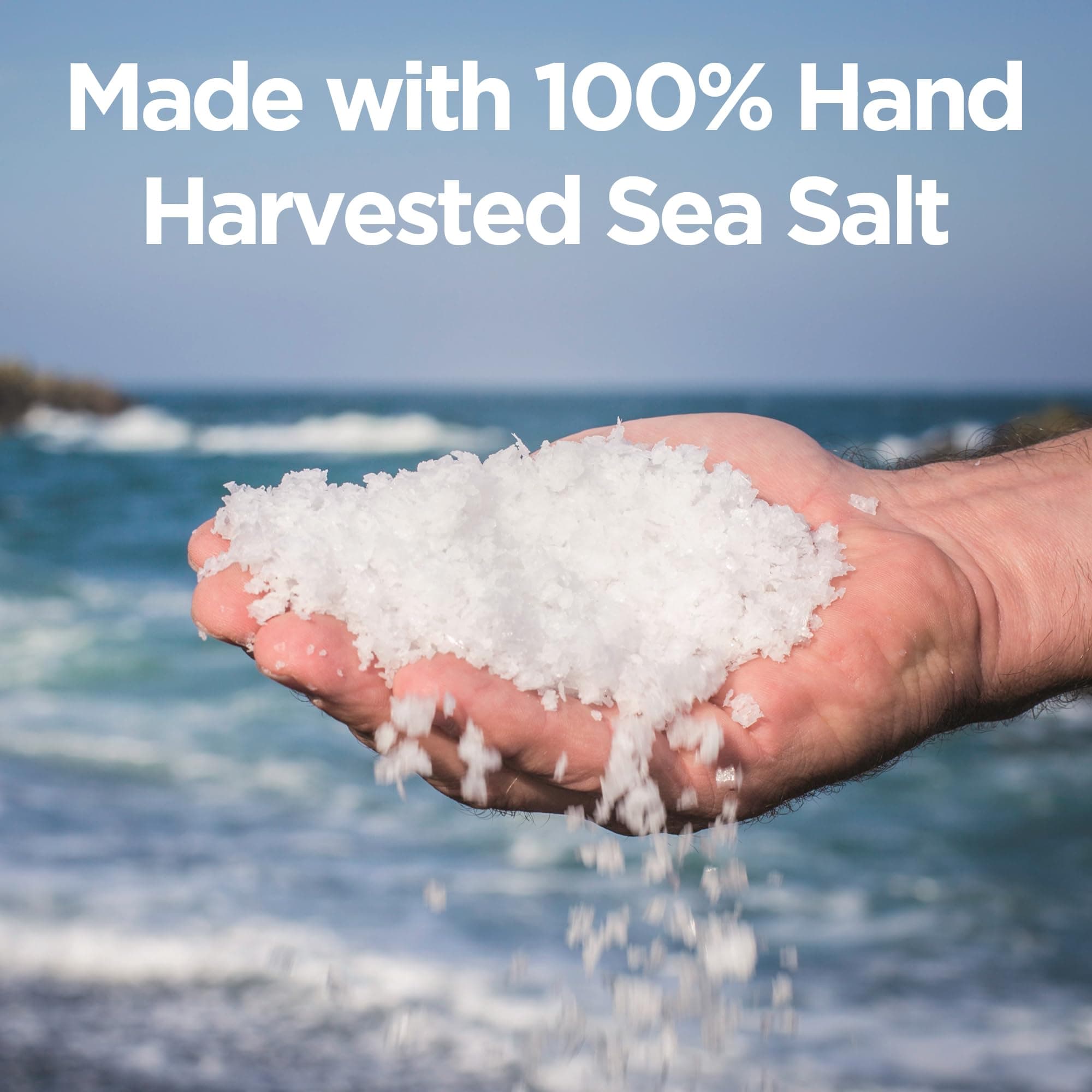 Cornish Sea Salt - Smoked Flakes - Mineral Rich Celtic Sea Salt Hand Harvested in Celtic Waters - Herbs, Spices & Seasonings - Spices for Cooking, Kitchen Accessories - 8 x 50g