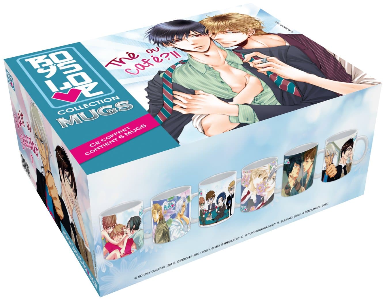 Boys 'Mugs (Yaoi Love Vol. 2 – Box of 6 Cups)