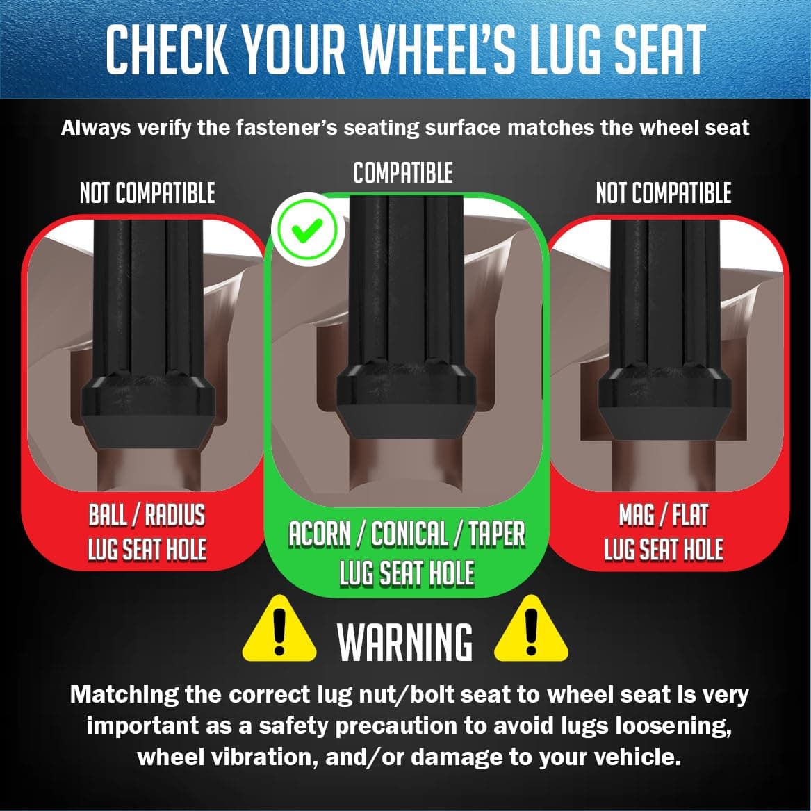 Wheel Accessories Parts 20 Pcs M14 x 1.5 14 x 1.5 Thread Spike Spline Solid Metal 4.40" Long Lug Nuts Black Truck Spline Fits 1990-99 Chevy C1500 | GMC 1500 | RAM 2012-18 1500 | 2019+ 1500 Classic