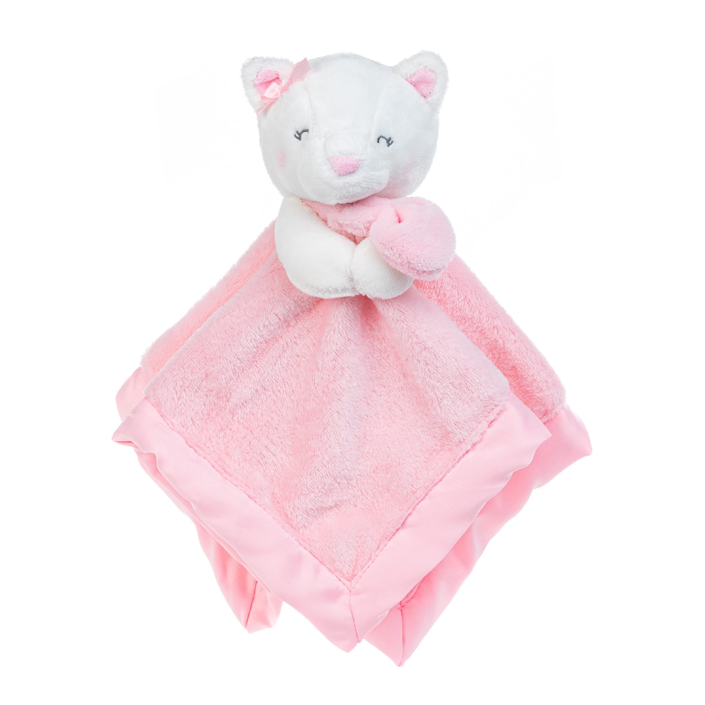 Kids Preferred Carter's Baby Girl's Pink Kitty Cat Lovey Security Blanket