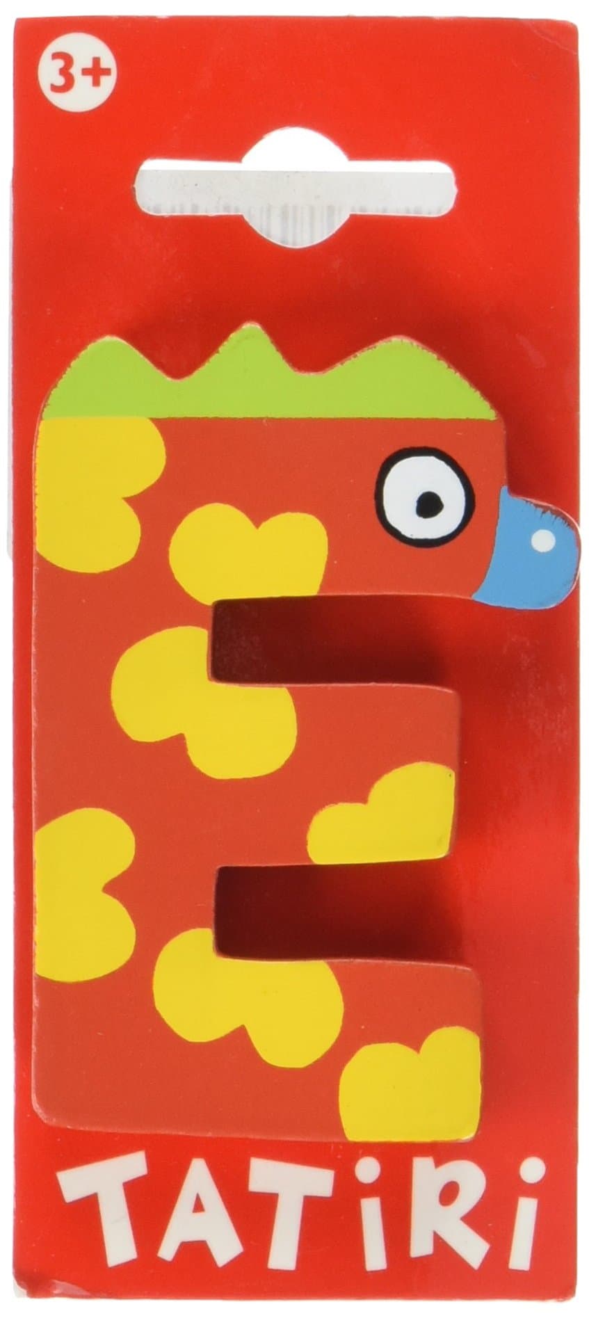 "Crazy Bird" Wooden Letter E 7 cm