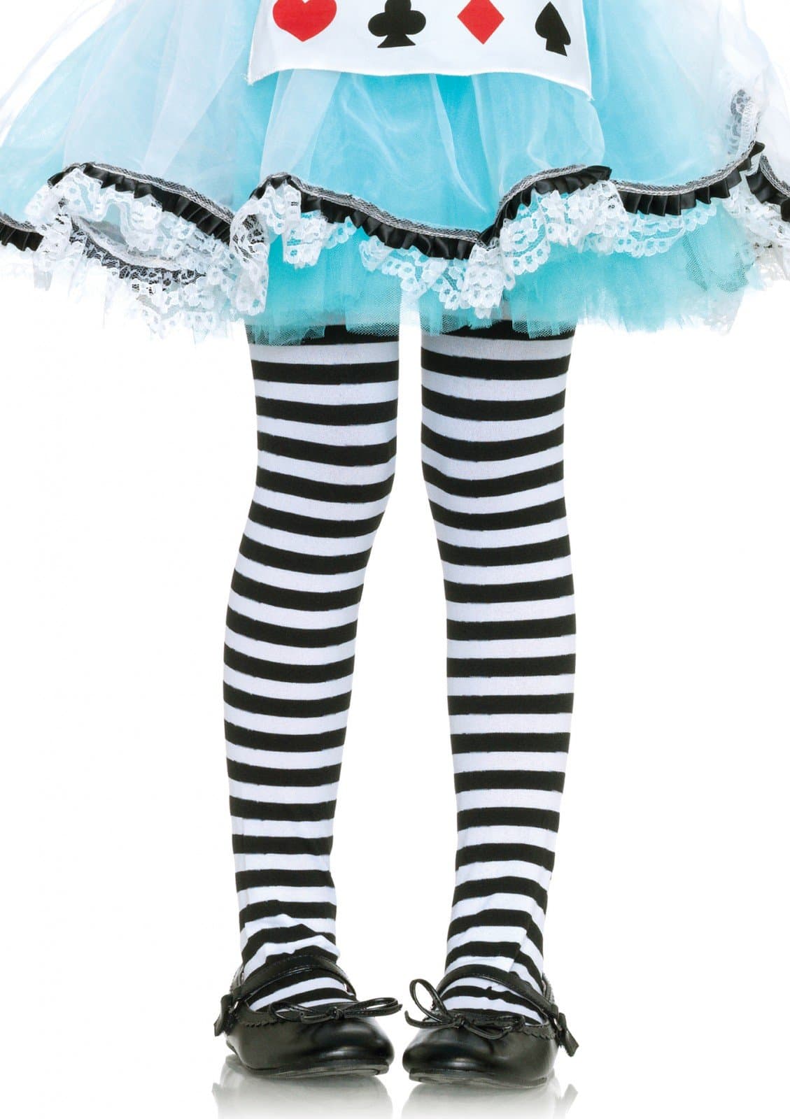 Leg Avenue Girl's Striped Costume Tights
