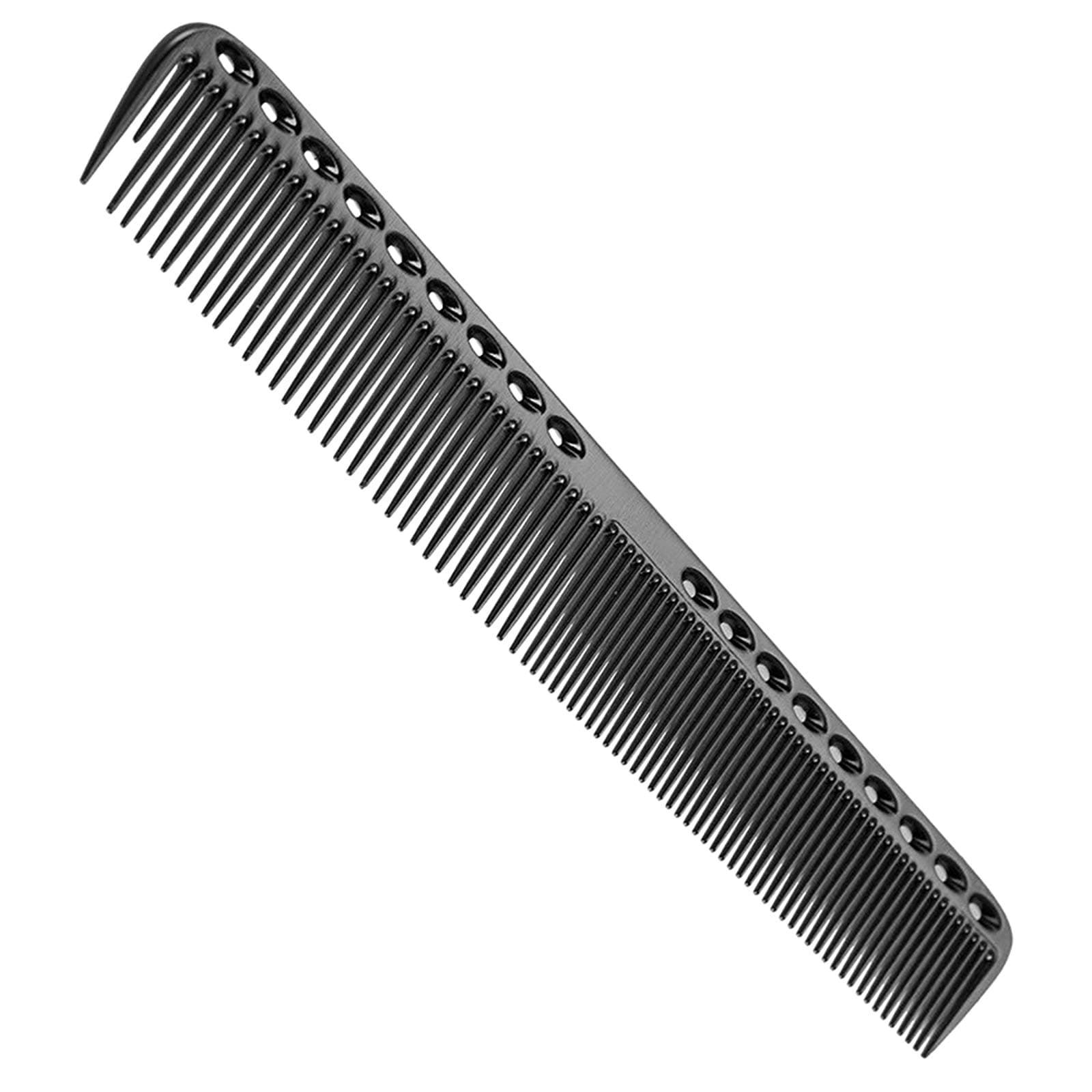 Professional Hair Combs,Aviation Aluminum Metal Cutting Comb,Salon Detangler Fine Cutting Hair Styling Hairdressing for Men and Women,(Black)
