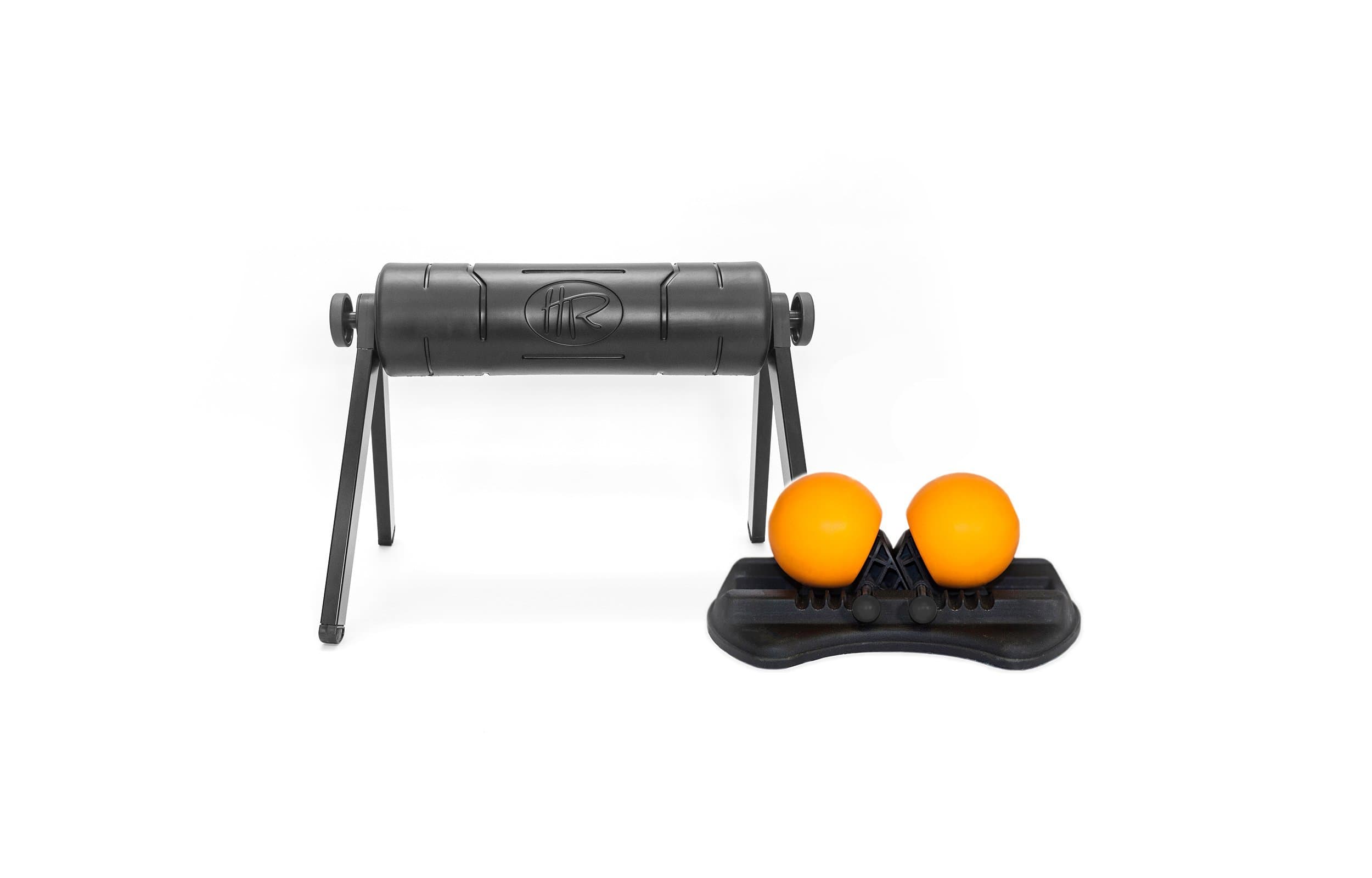 HighRoller Ergonomic Foam Roller with HighBaller Twin Ball Massager (Combo Pack)