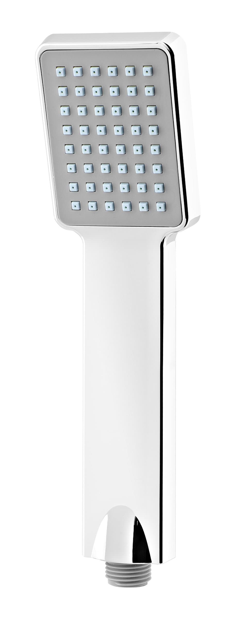 Sanifri 470010839 Hand Shower with Rectangular Shower Head 65 x 80 mm Chromed with Anti-Limescale Nodules