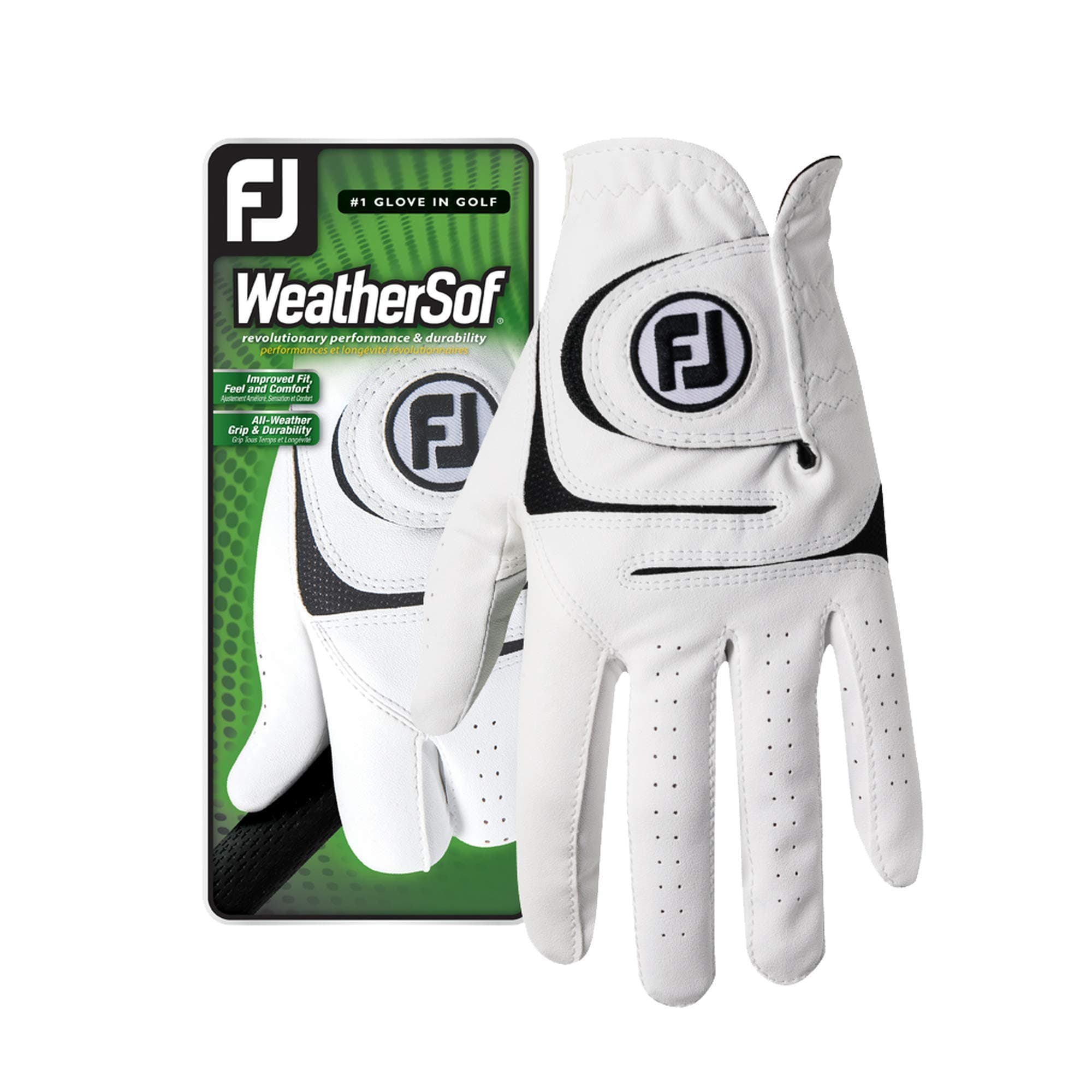FootJoy Men's WeatherSof Golf Glove (White)