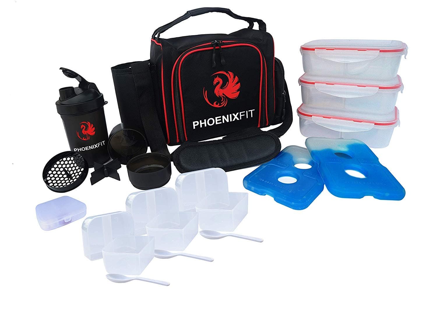 Premium Quality Meal Prep Lunch Bag-Sturdy double insulated lunch box perfect for on the go meals to help you reach you fitness goals