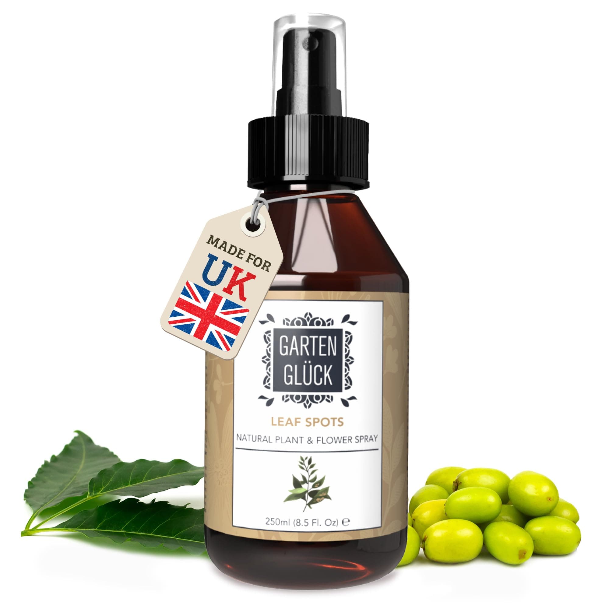 Neem Oil Spray - 250ml - Organic Neem Oil with Peppermint & Rosemary for Indoor & Outdoor Plants - Supports Healthy Leaves & Soil - Ideal for Plant Care & Bug Control, Made in Germany