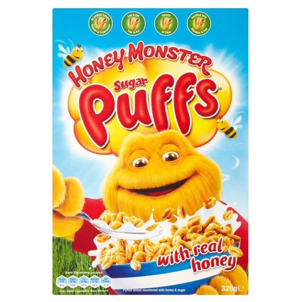 Honey Monster Foods Sugar Puffs (320g)