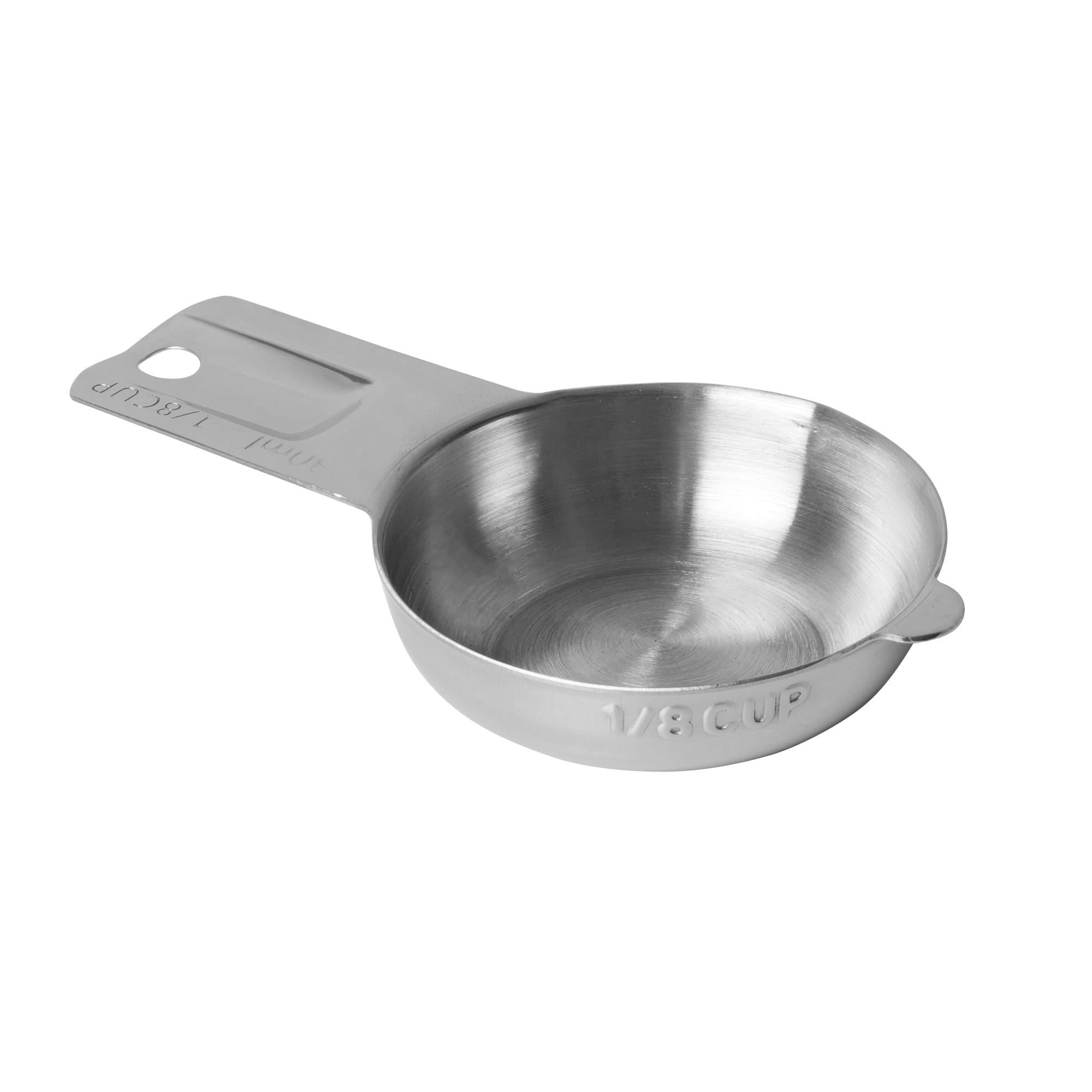 KitchenMade 1/8 Cup Coffee Scoop Stainless Steel Measuring Cup