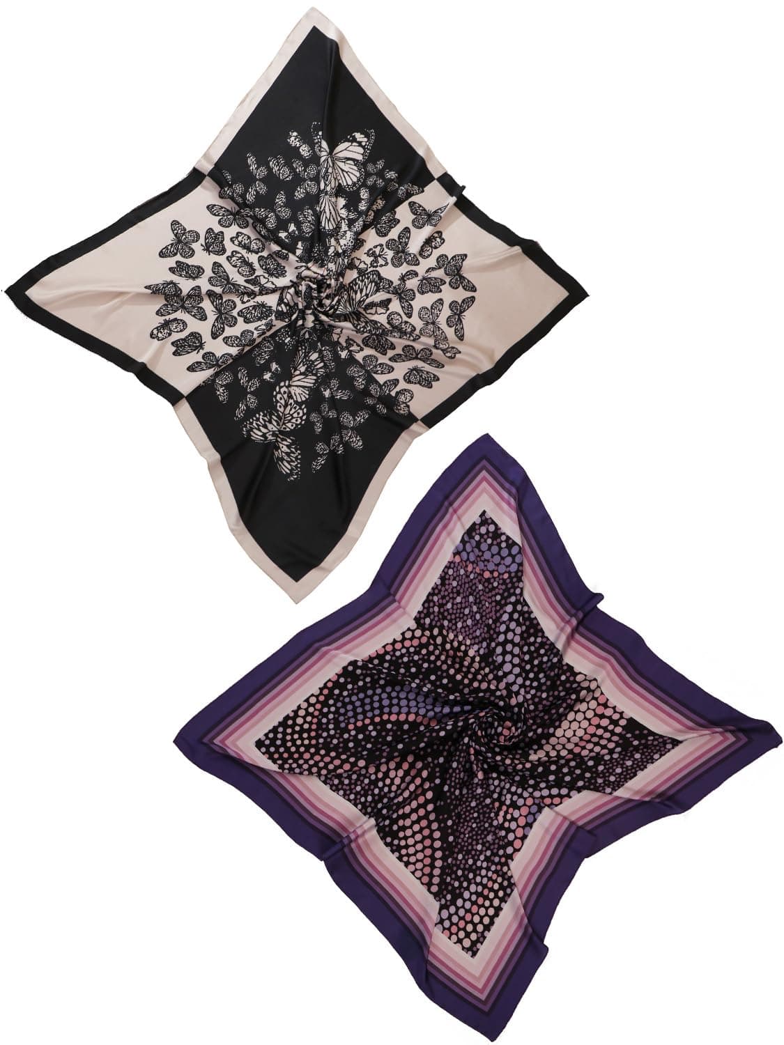 Women's Polyester Satin Silk Square Digital Printed Scarf || Dupatta || Stole || Beach Wear || Fashion Accesorries || Bandana || Head Scarf || Hair Wrap