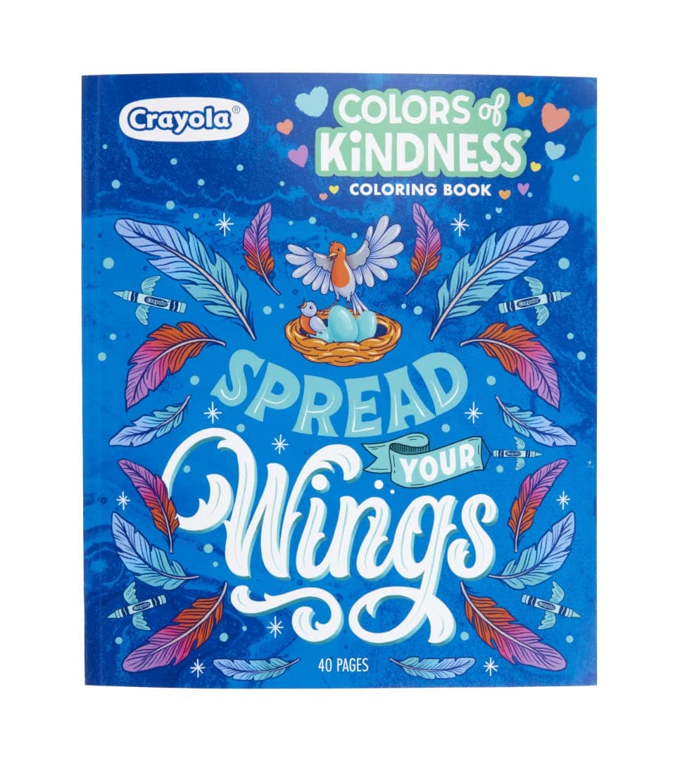 – Coloring Book, Colors of Kindness, Gift, 40 Adult Coloring Pages