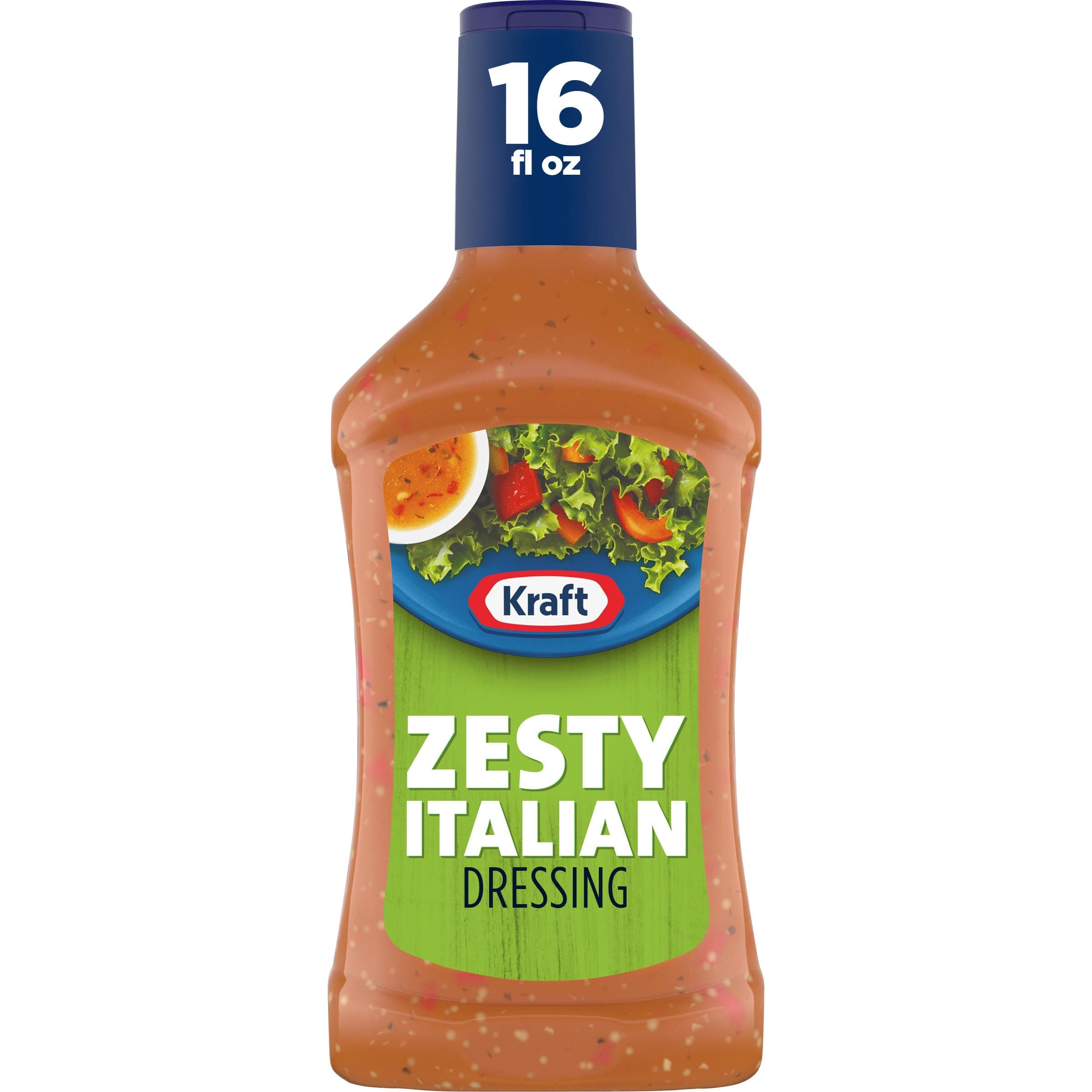 Zesty Italian Salad Dressing, 16 fl oz Bottle