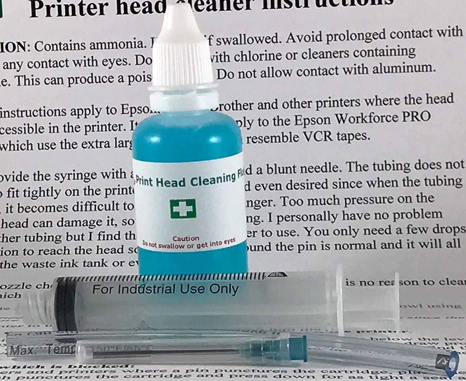 Inkjet Printers Printhead Cleaner for Artisan 1430 1410 1400 837 835 810 800 730 725 710 700 600 50 Photo 50 1390 R260 R280 R330 R380 RX580 RX595 RX680-1oz 30ml Cleaning Kit …