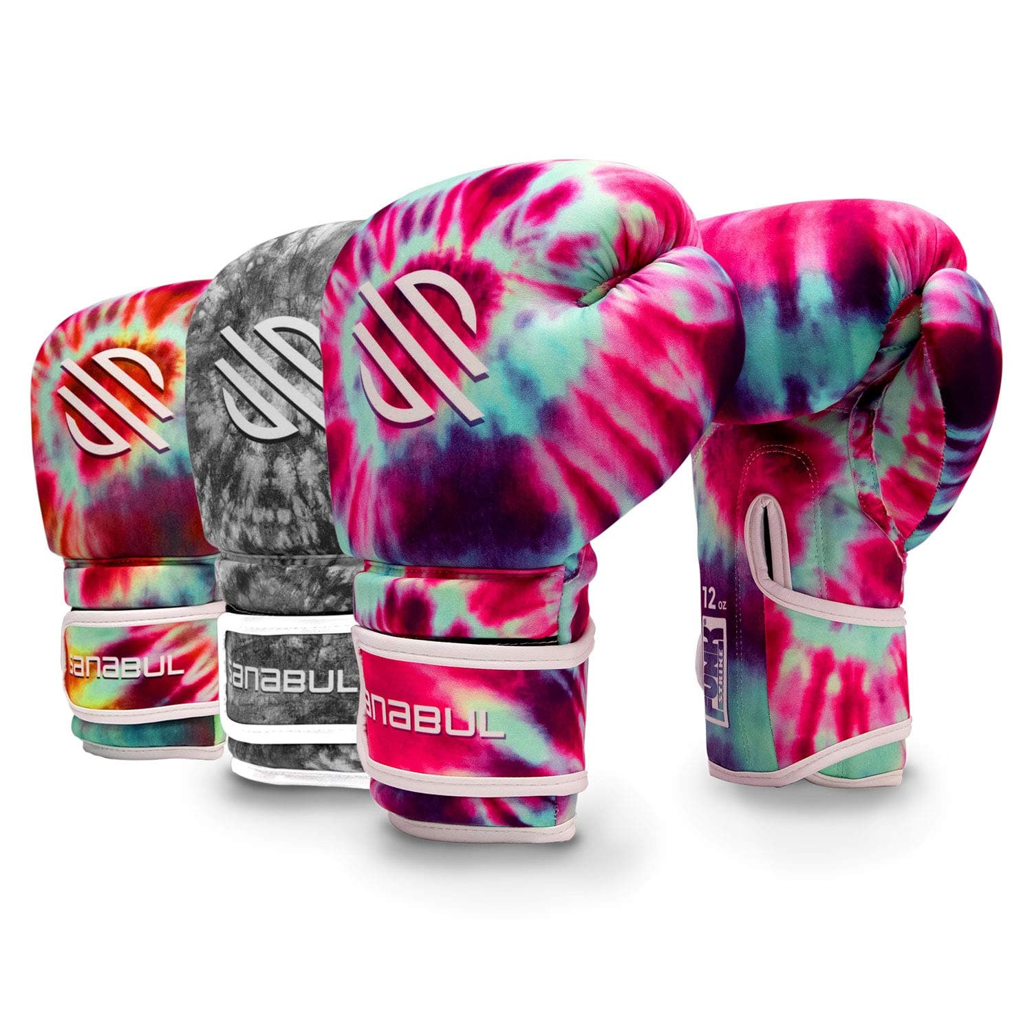 Sanabul Funk Strike Tie Dye Gel Boxing Gloves for Men & Women, Stylish and Protective Kickboxing Muay Thai Gloves for Training Sparring Punching Bag