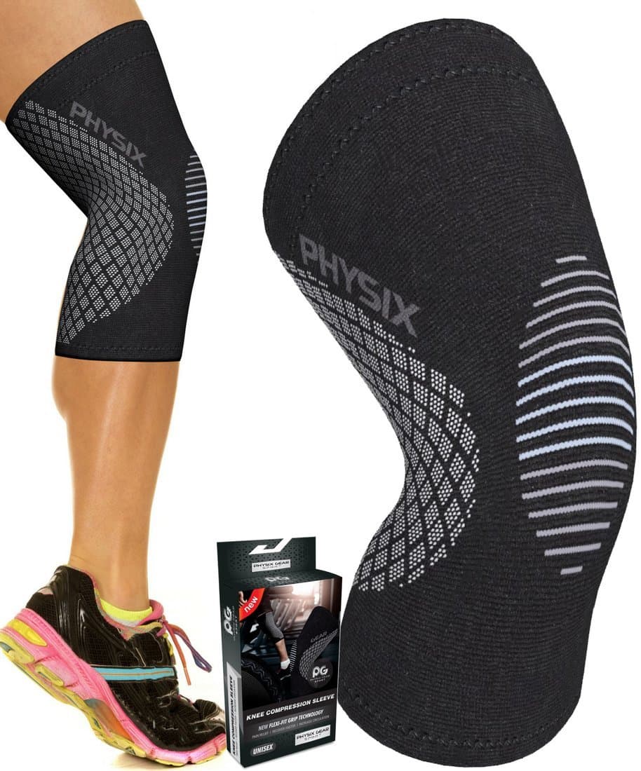 Physix Gear Sport Knee Meniscus Tear Support Brace Recovery & Compression Sleeve