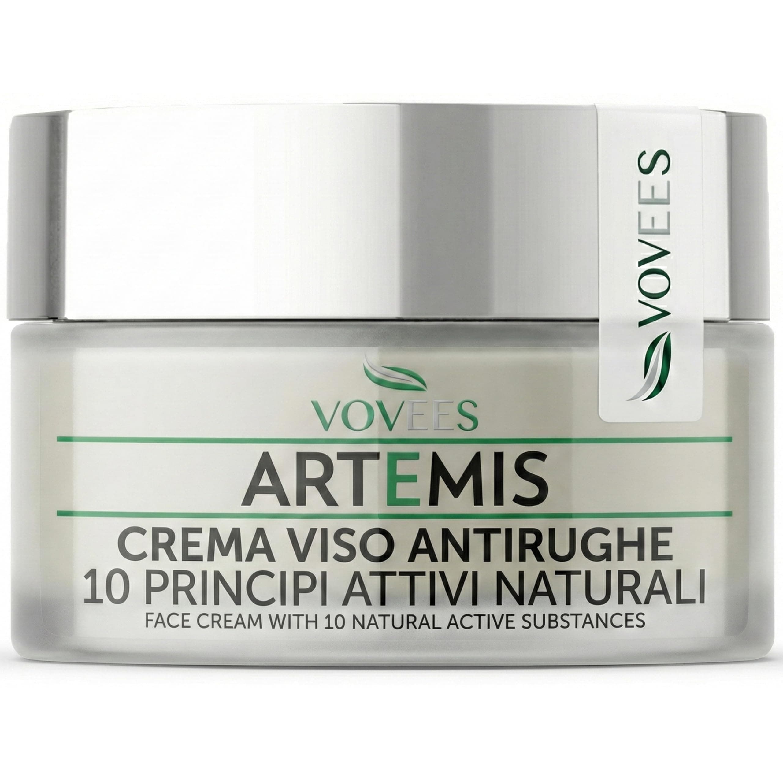 Artemis Bio Anti-Wrinkle Cream – Hyaluronic Acid & 10 Natural Actives – Day & Night Moisturiser – Dermatologically Tested – Deep Hydration, 50ml