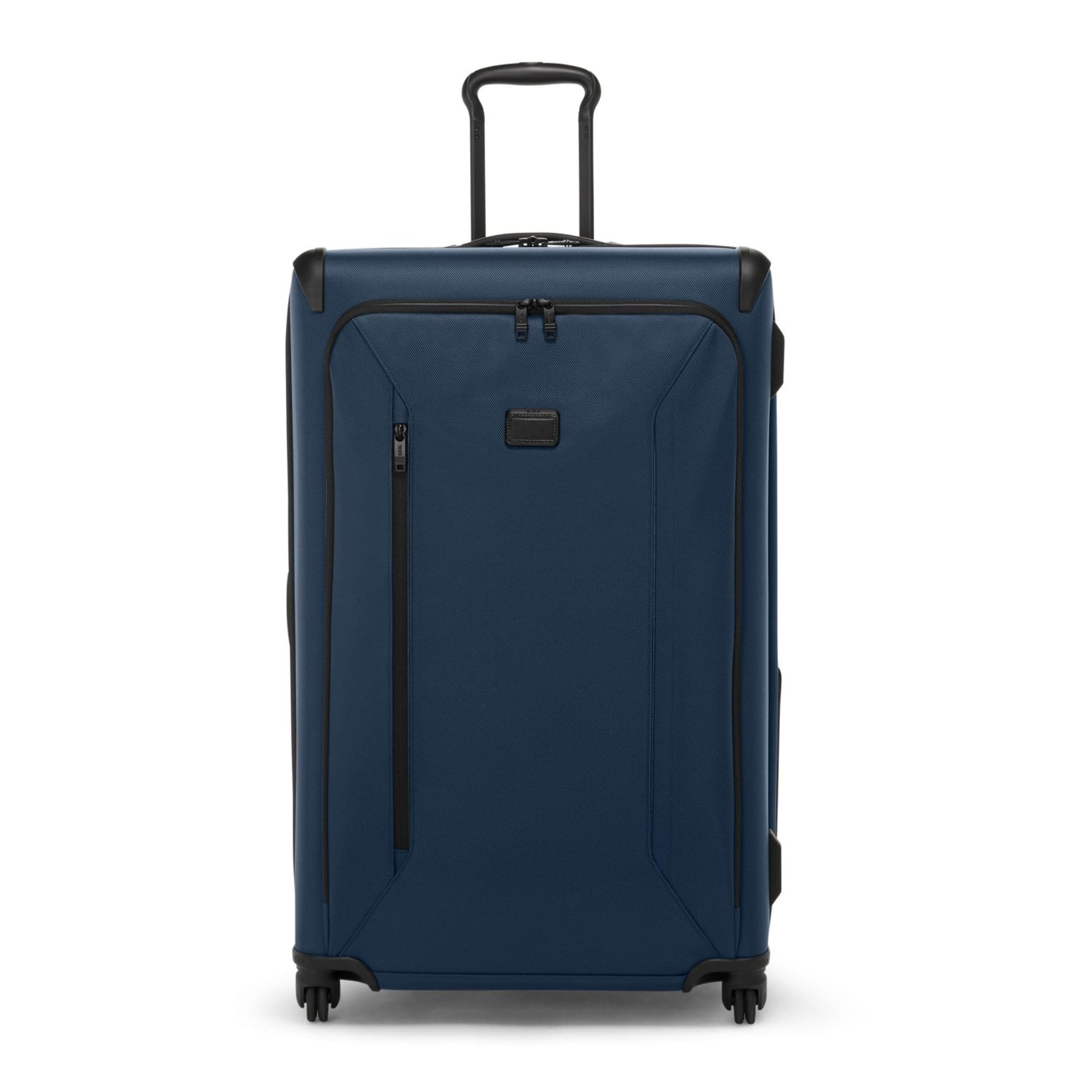 Aerotour 4 Wheel Expandable Luggage - Men's and Women's Lightweight Business and Leisure Travel Suitcase - 31" Extended Trip Expandable Packing Case, Navy