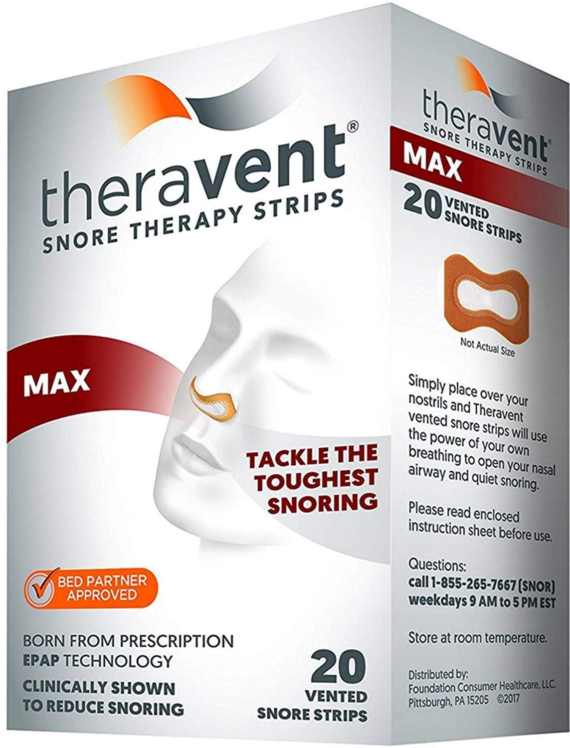 Theravent Snore Therapy Max - 20 Each