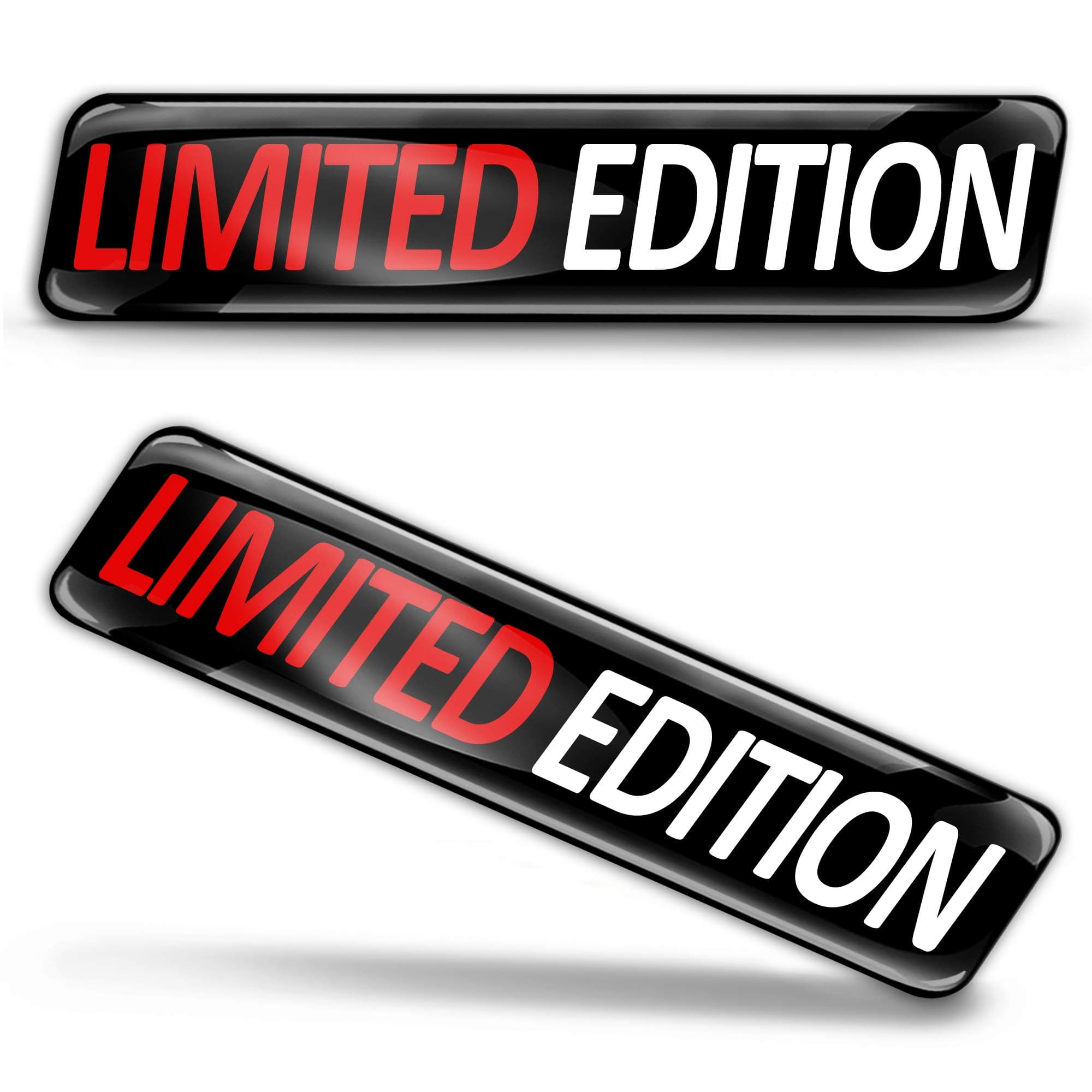 2 x 3D Gel Silicone Stickers Decals Limited Edition Logo Emblem Badge Car Auto Moto Motorcycle Windows Door PC Tablet Laptop Accessories Tuning Gift KS 102