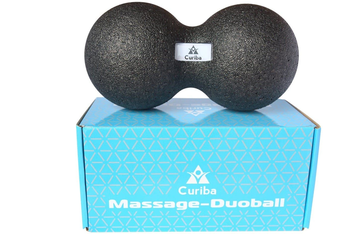 Fascia Balls Massage Balls, Duo Ball As Single or Set of 3 with Detailed Instructions, Doppelball schwarz