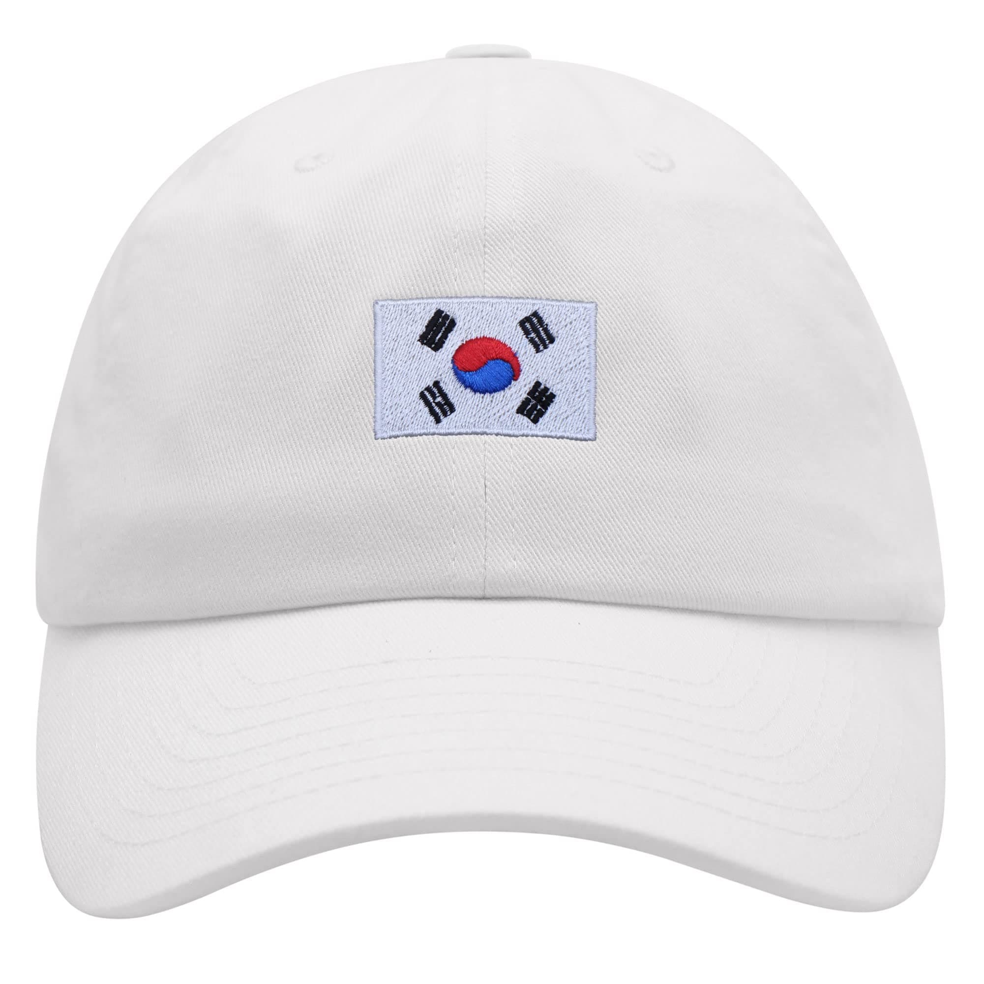 JPAK South Korea Flag Premium Dad Hat Embroidered Cotton Baseball Cap Country Flag Series