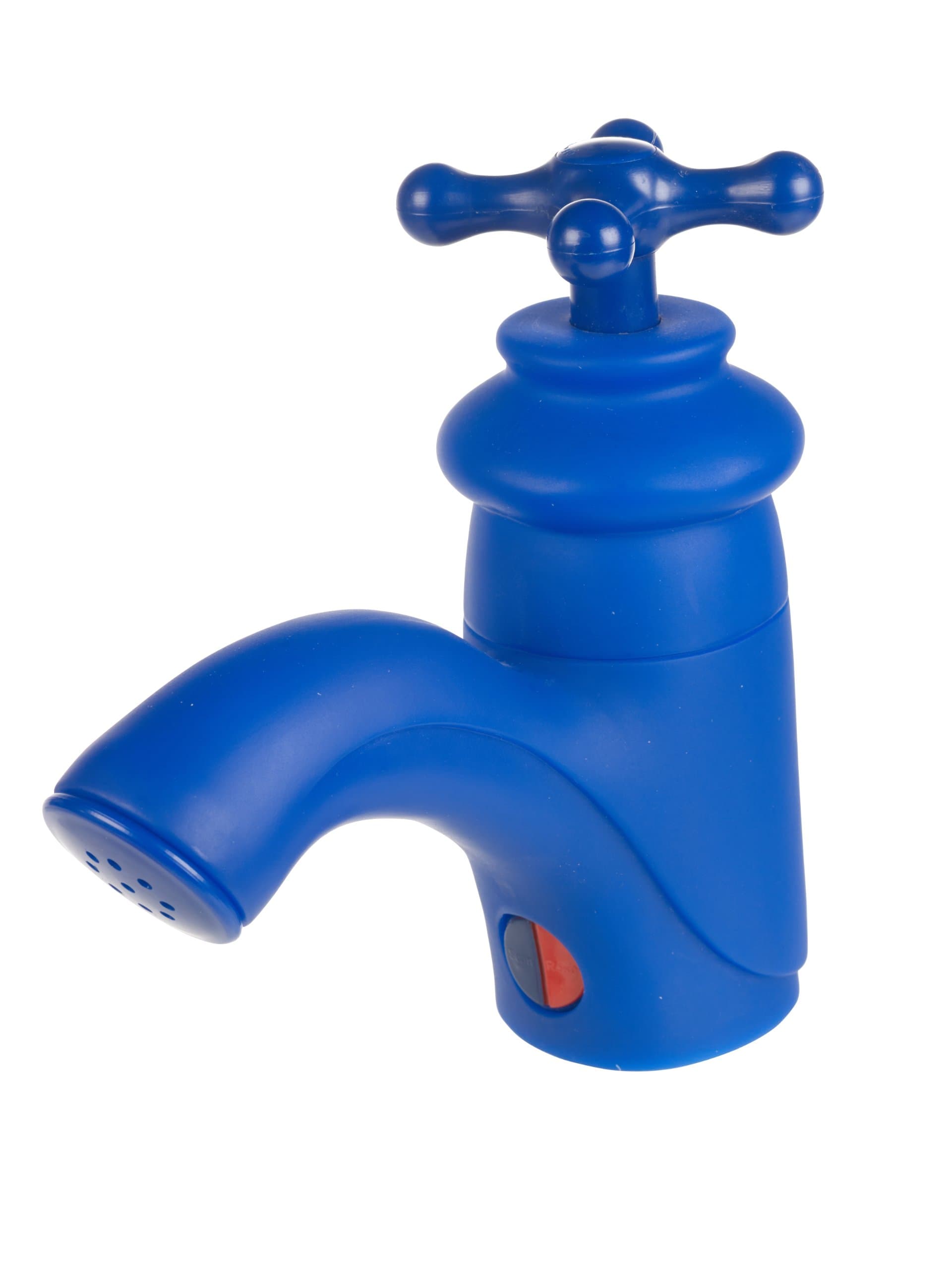 Water Tap FM Bath Bathroom Shower Radio Splash Water Resistant with Suction Pads (Blue)