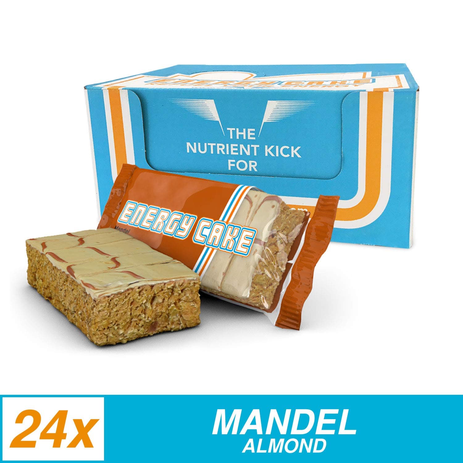 energy cake Oatmeal 24 Bars, Almond