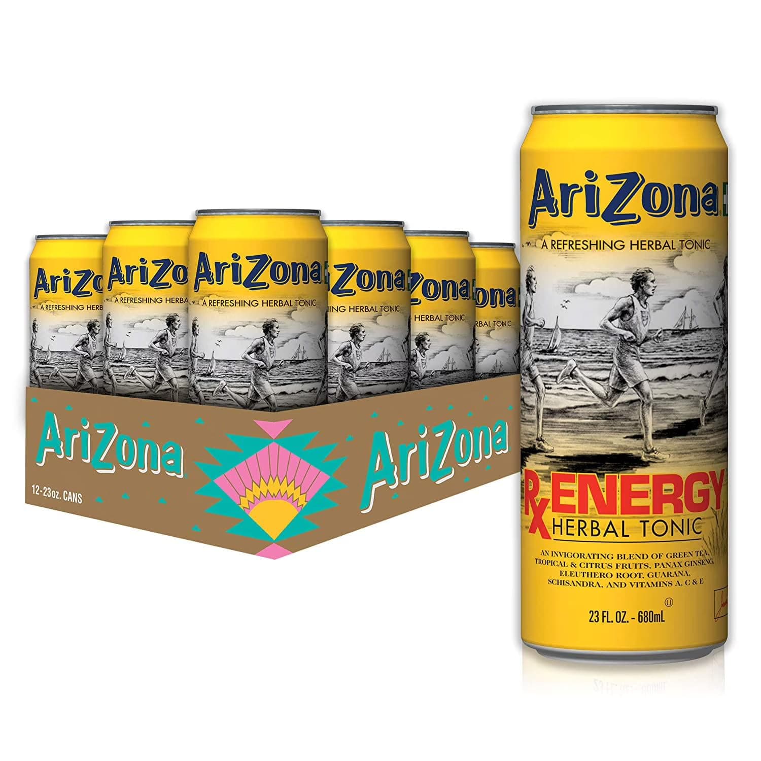 AriZona Rx Energy Herbal Tonic Iced Tea 680 ml
