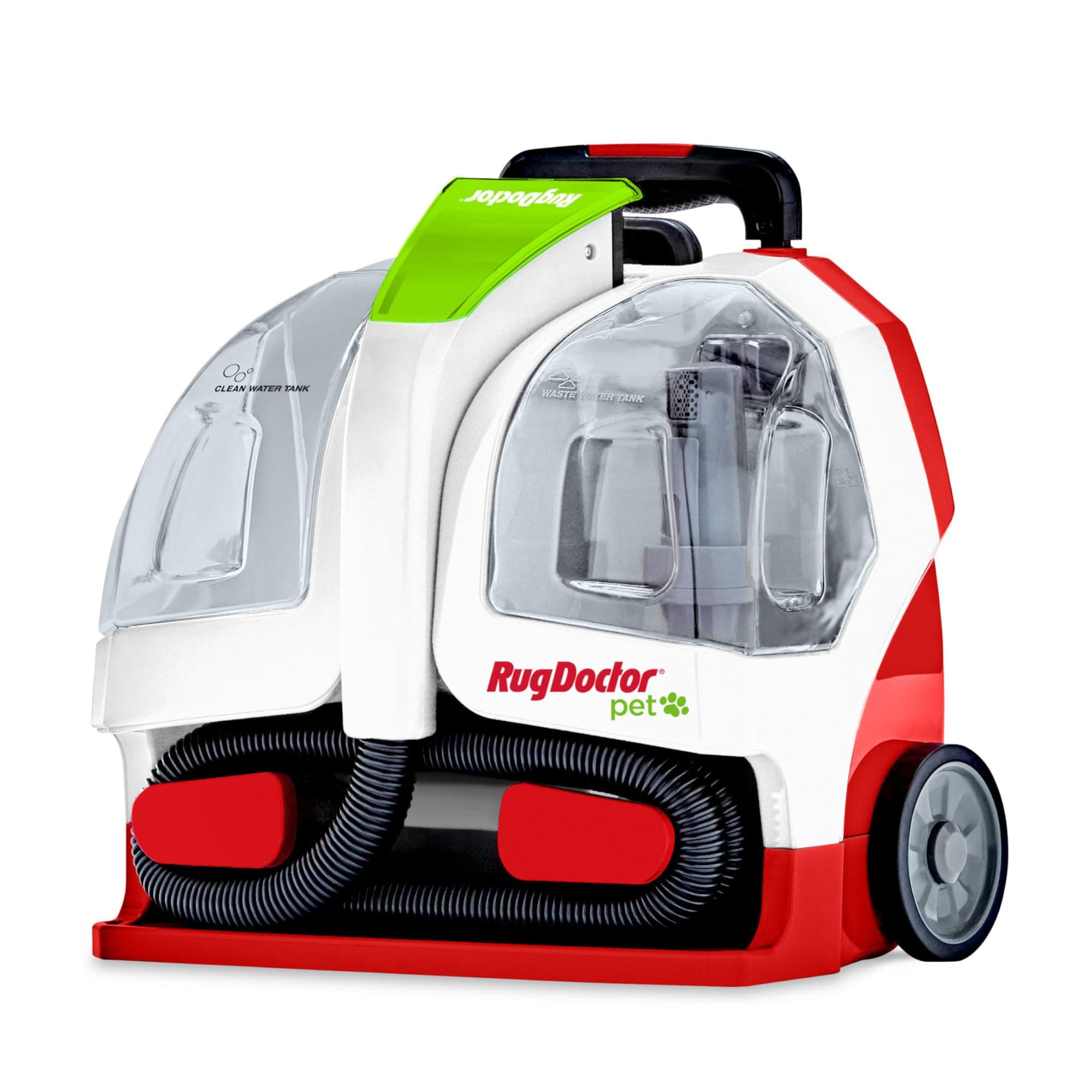 93407 Pet Portable Spot Carpet Cleaner, Red/White