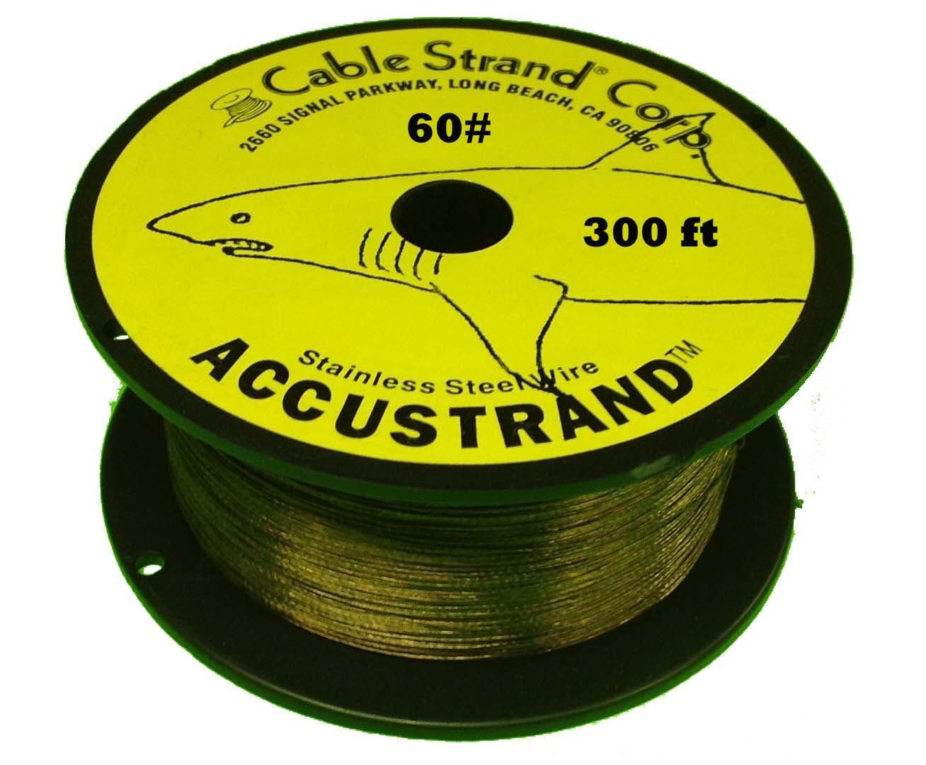 CableStrand 60 Pound Accustrand Leader Wire (300 Feet)
