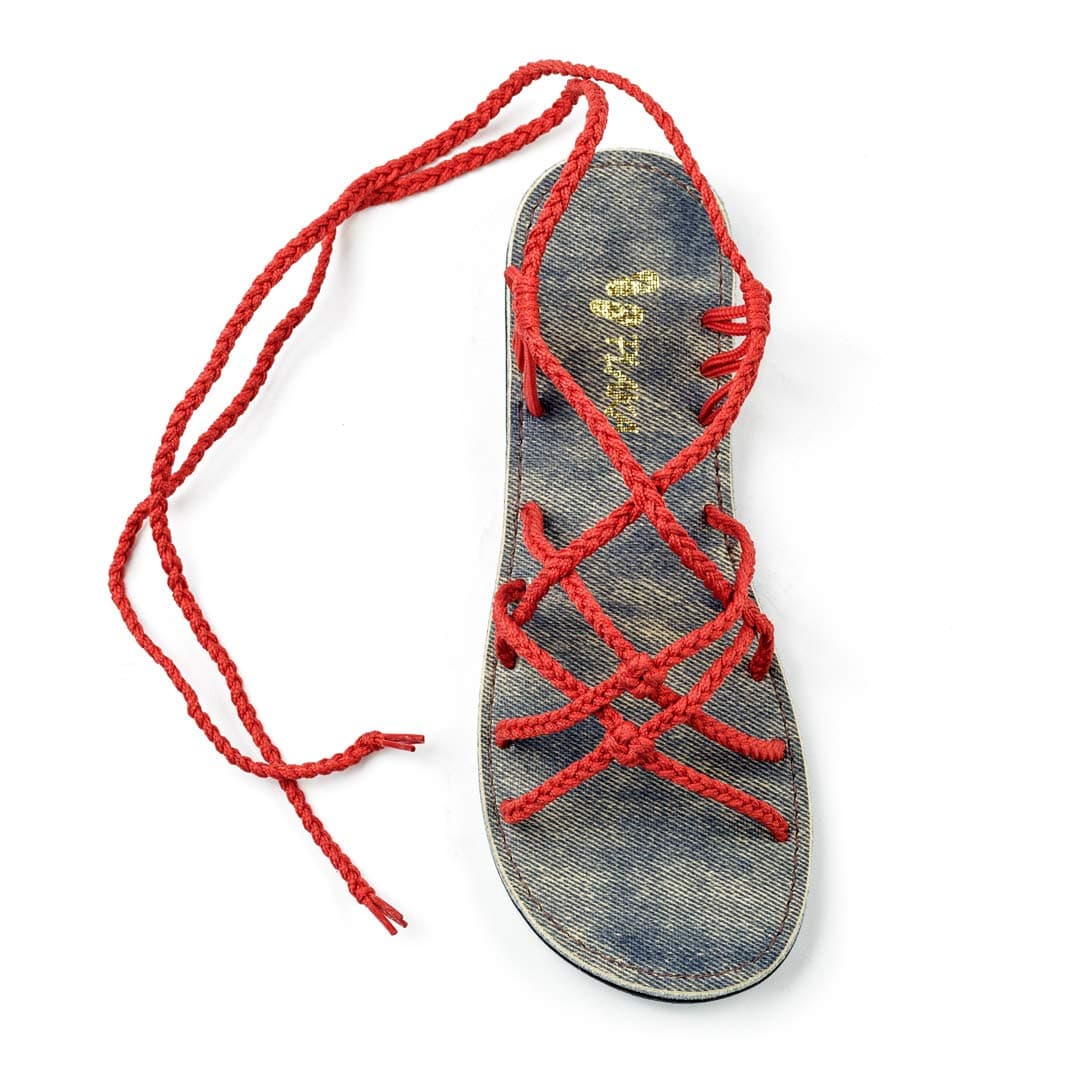 Plaka Flat Gladiator Sandals for Women Sahara