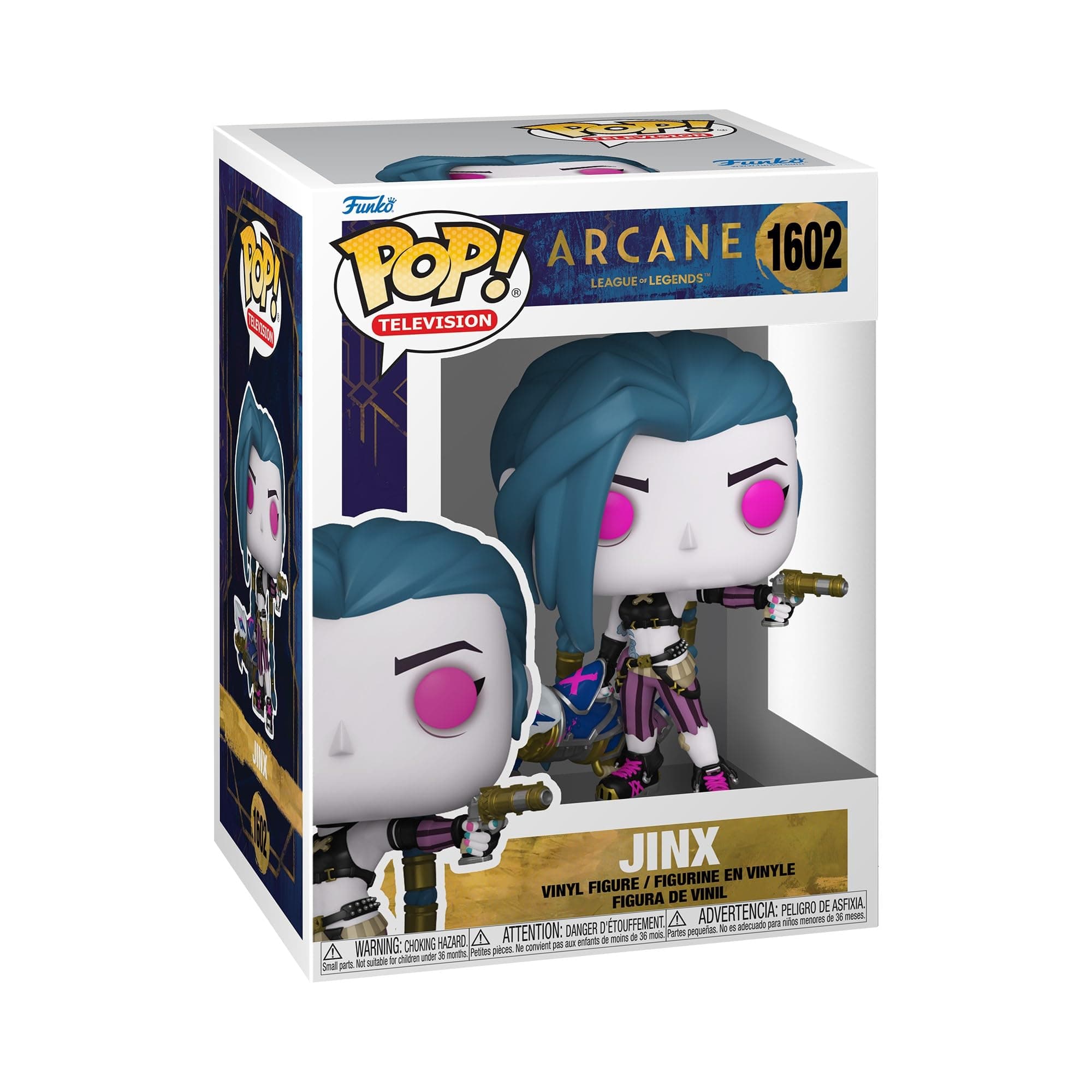 Funko Pop! TV: Arcane LoL - Jinx - Arcane: League Of Legends - Collectable Vinyl Figure - Gift Idea - Official Merchandise - Toys for Kids & Adults - TV Fans - Model Figure for Collectors and Display