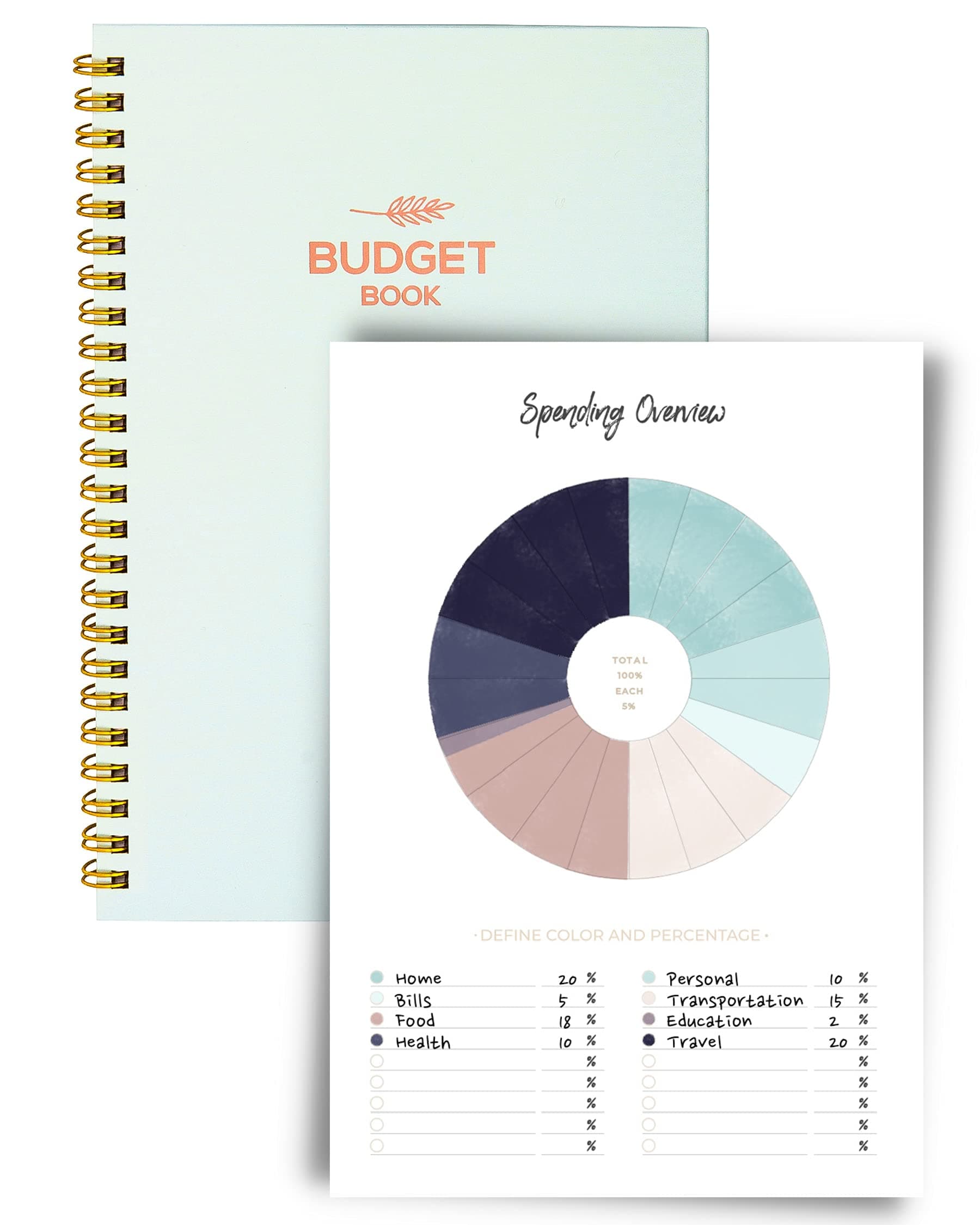 Lamare Budget Planner And Monthly Bill Organizer - Financial –12-Month Organizer, Book Income Debt Tracker Planner, Business Expense Notebook,