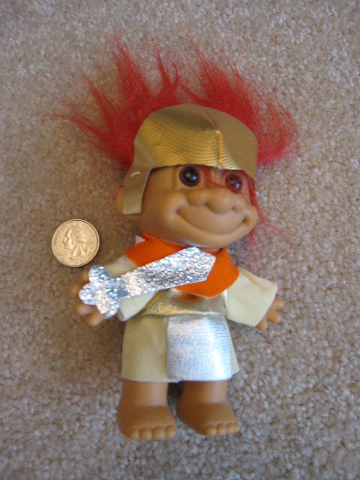 A Good Luck Roman Troll With Red Hair