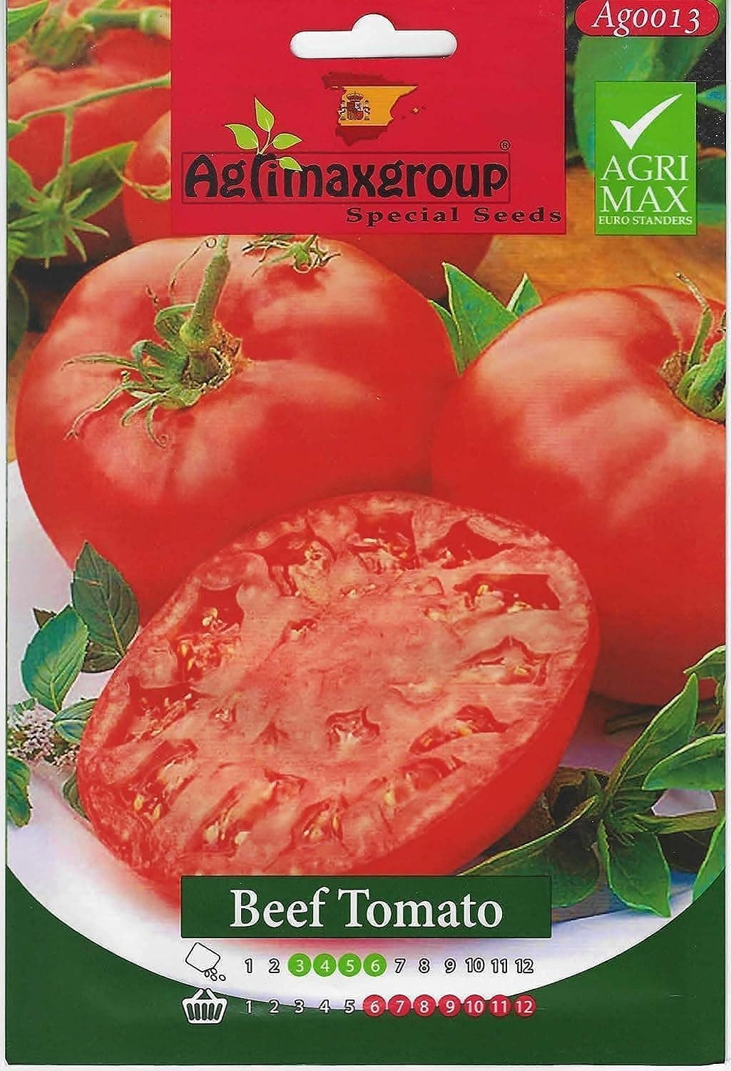 Tomato Premium Quality Seeds Agrimax Spain by DXB Garden (Beef Tomato)