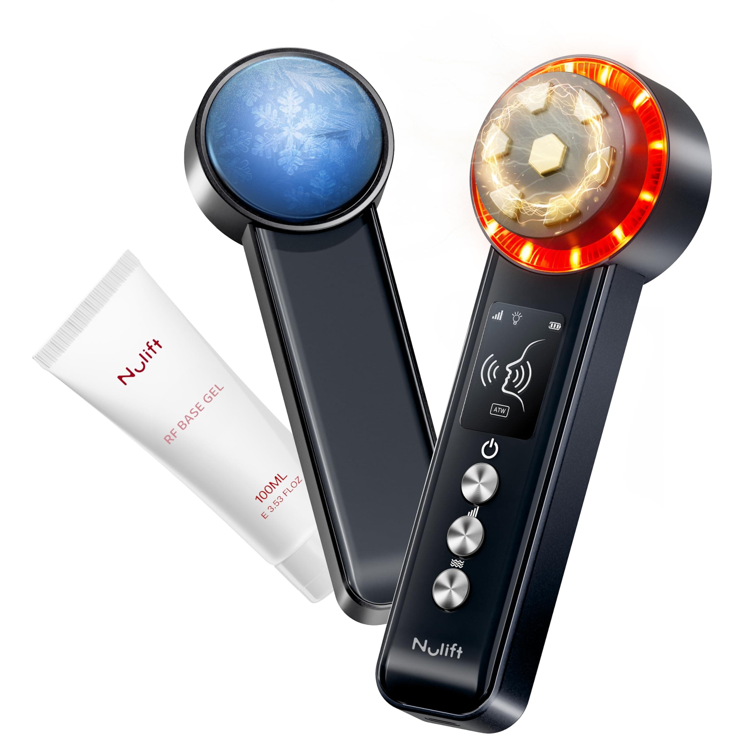 Microcurrent Facial Device, 6-in-1 Facial Massager with Red Light Therapy & Cold/Heat Modes, Home Use Anti-Aging Beauty Device for Face Neck Lifting, Firming, Wrinkle Reduction