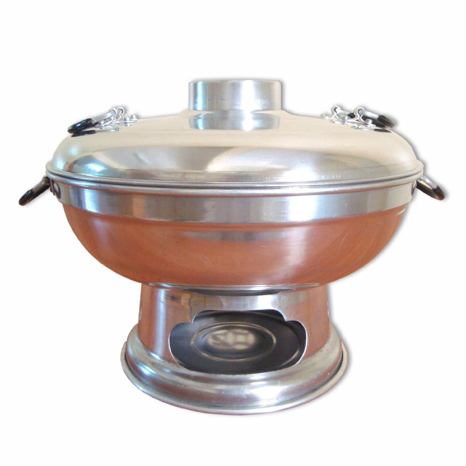 Thai soup tureen, Ø 24 cm (2-4 pers) tom yam, soup hot pot, serving dish, imported from Thailand (10923)