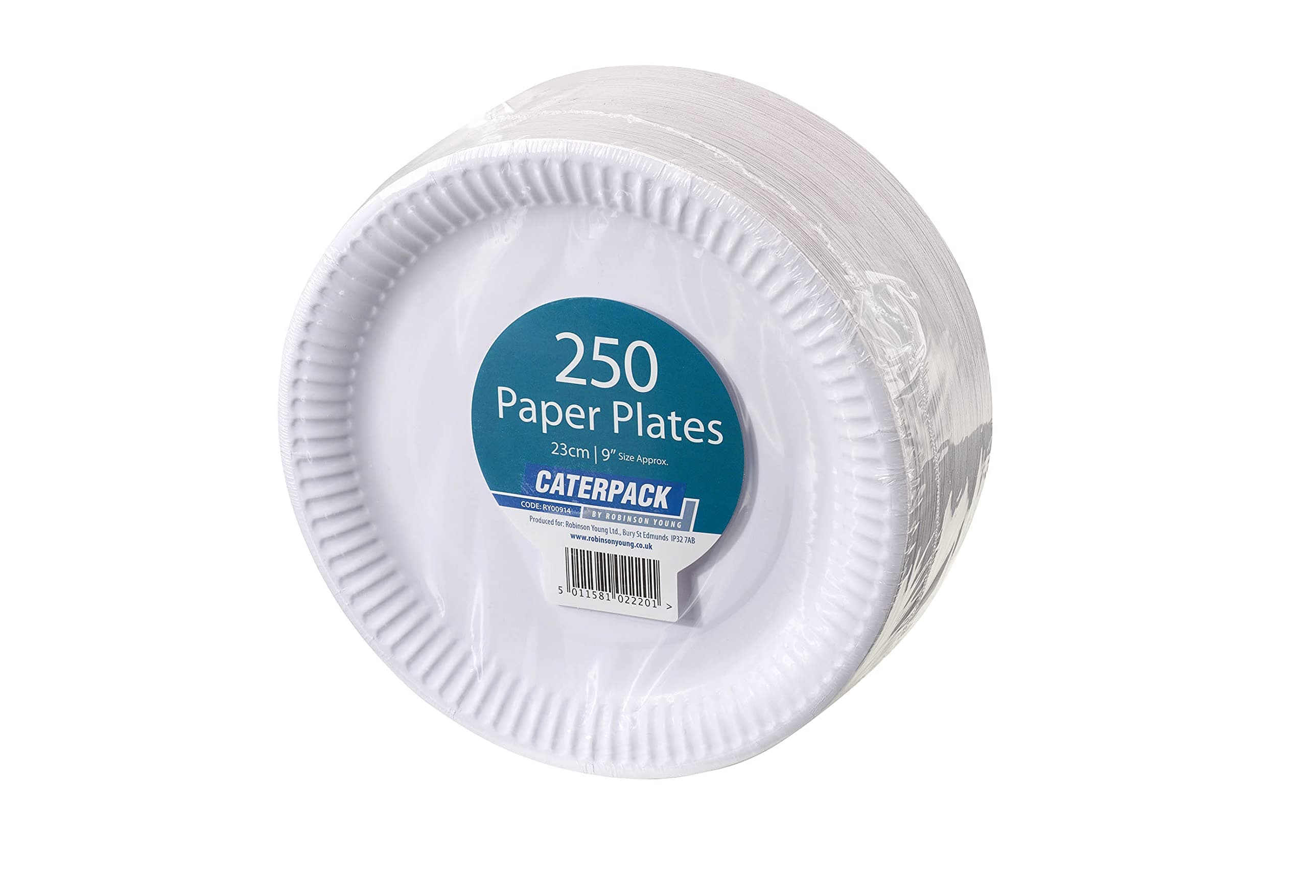 Plates 23cm White 250 pack
