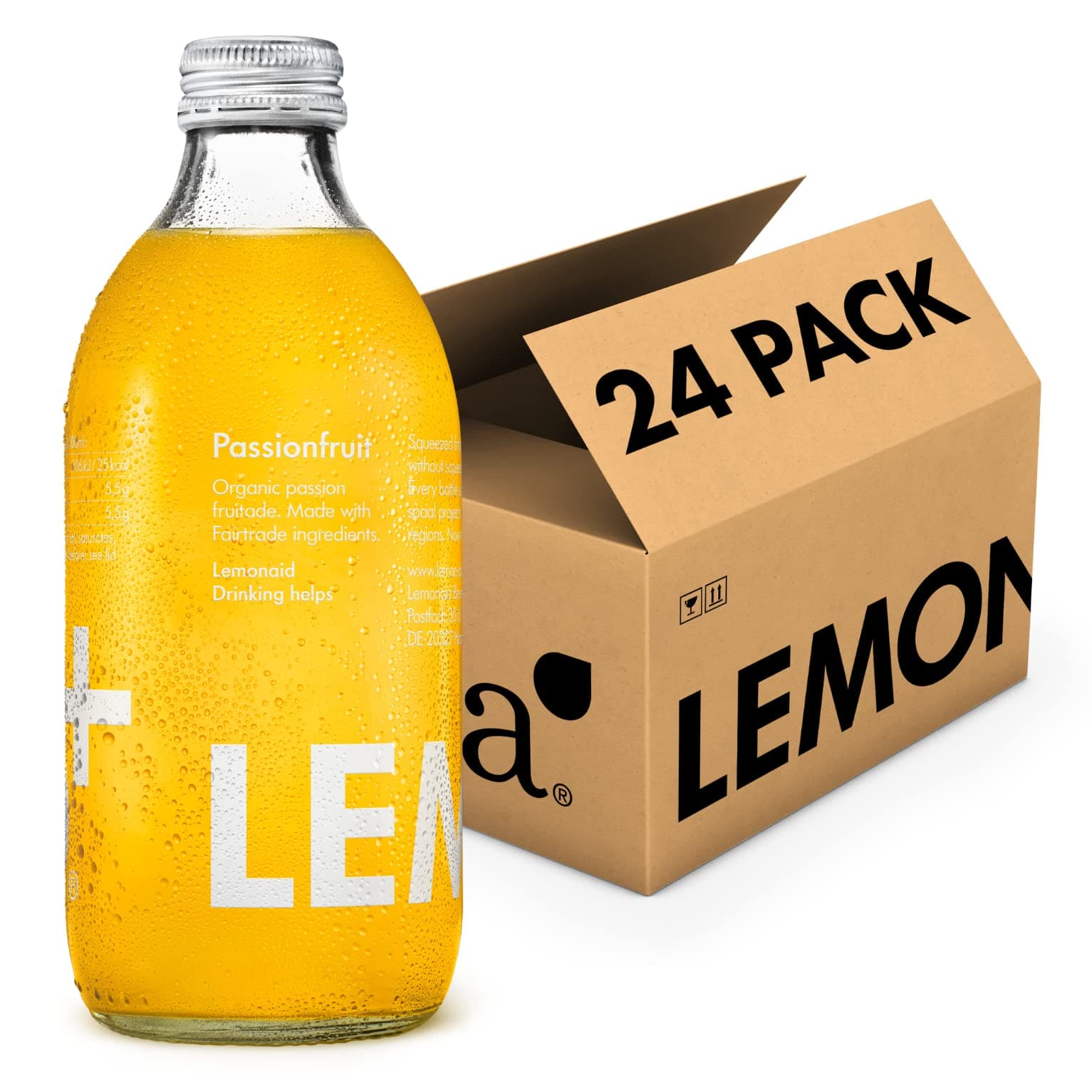 Lemonaid Sparkling Soft Drink: Passion Fruit and Mango - 24 x 330ml